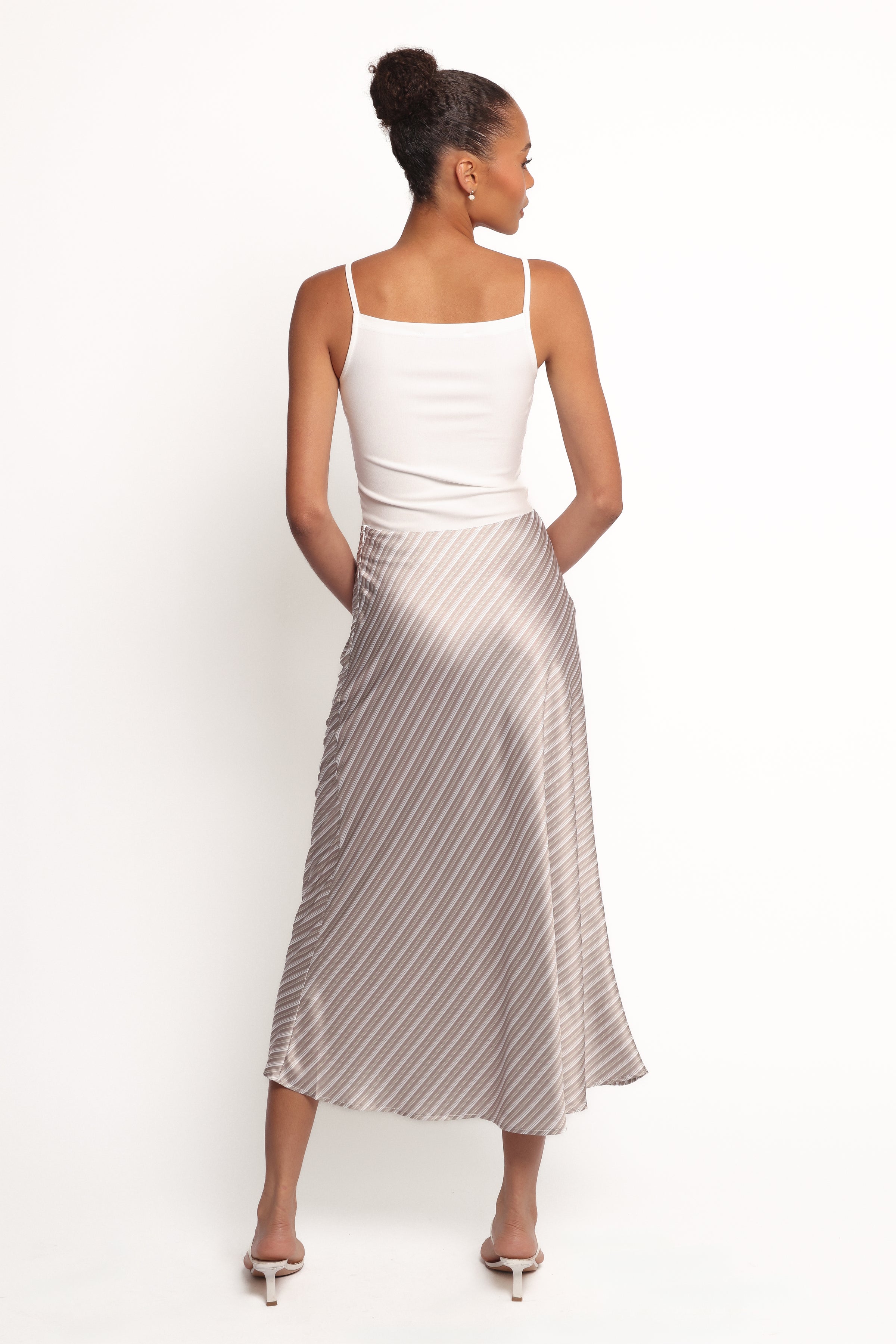 BOTTOMS Corrina Midi Skirt - Stripe