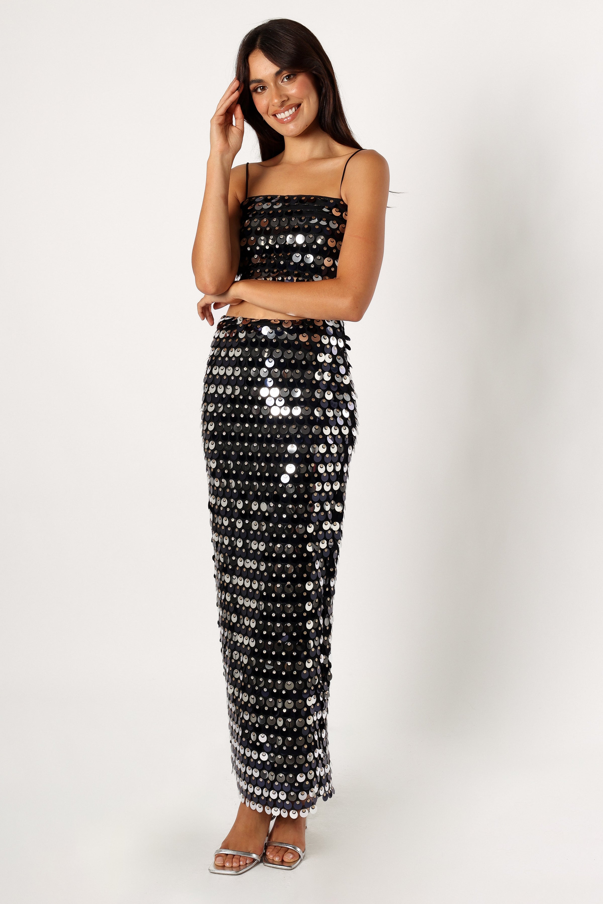 BOTTOMS @Cortez Maxi Skirt - Black