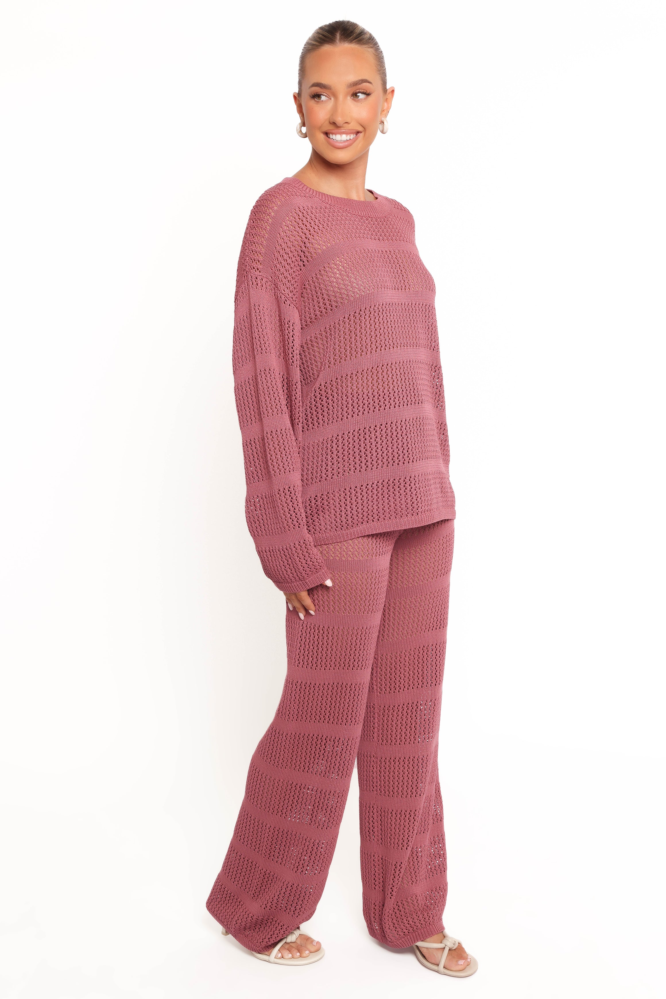 BOTTOMS Crawford Pant - Rose
