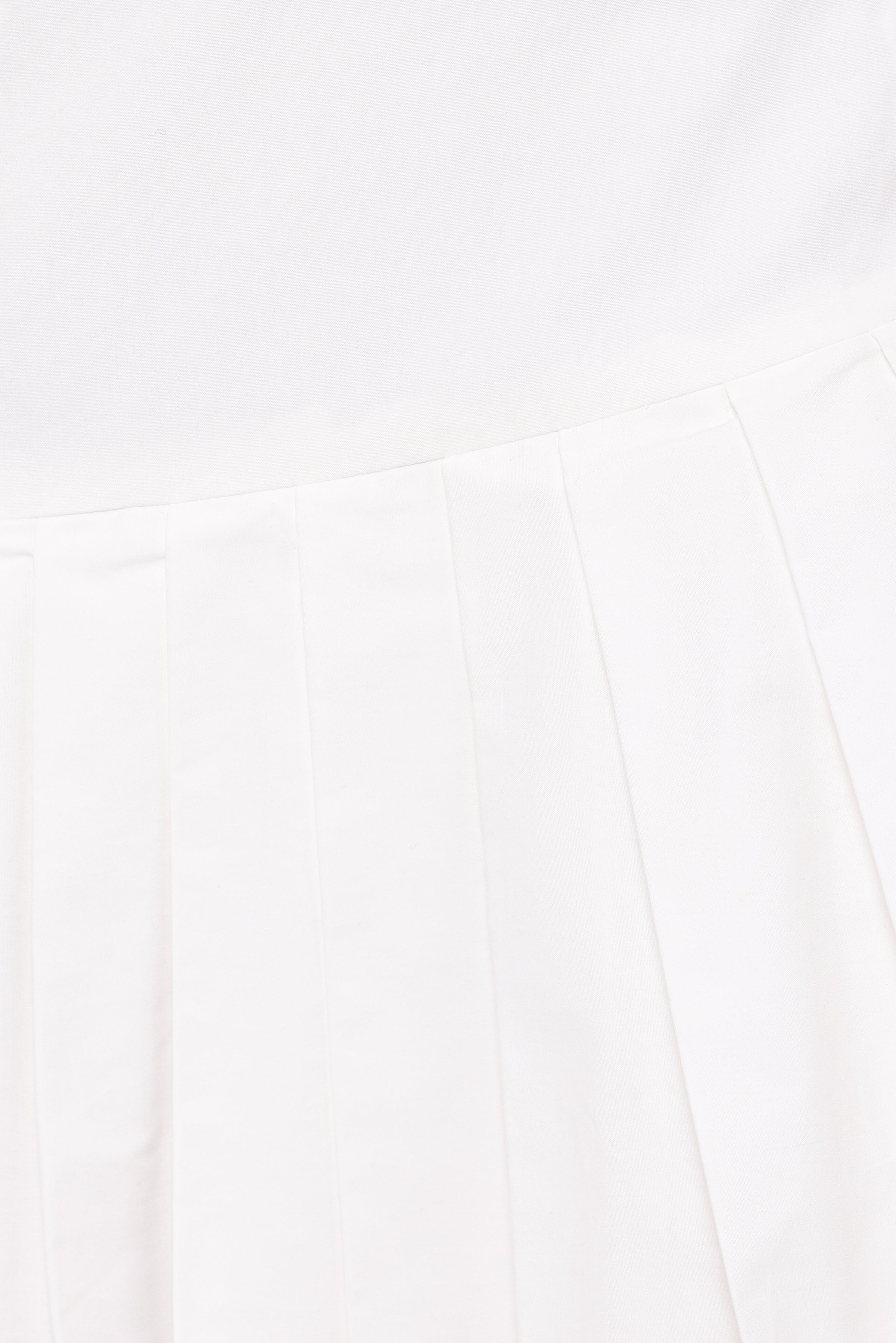 BOTTOMS Cygnus Pleated Mini Skirt - White