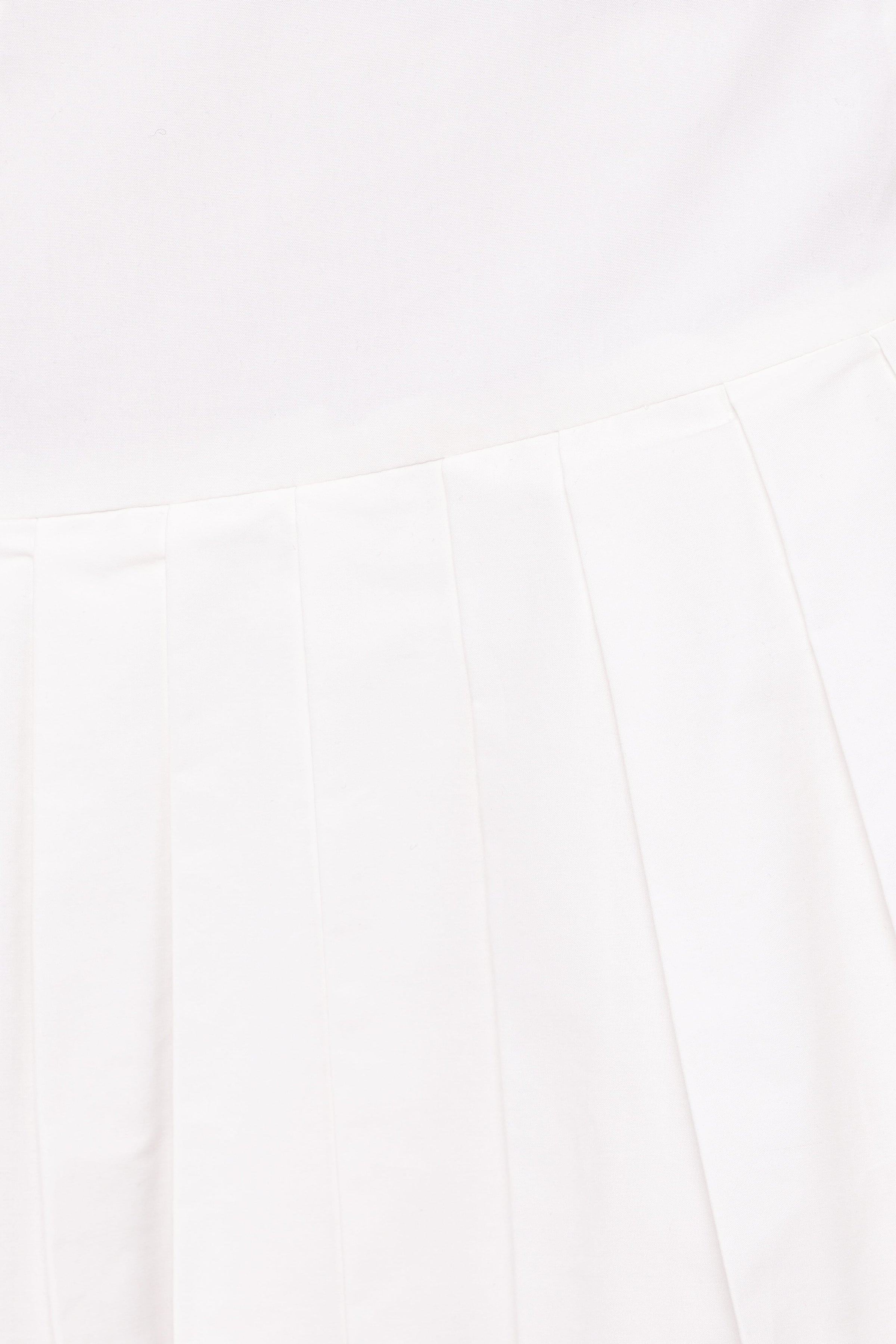 BOTTOMS Cygnus Pleated Mini Skirt - White