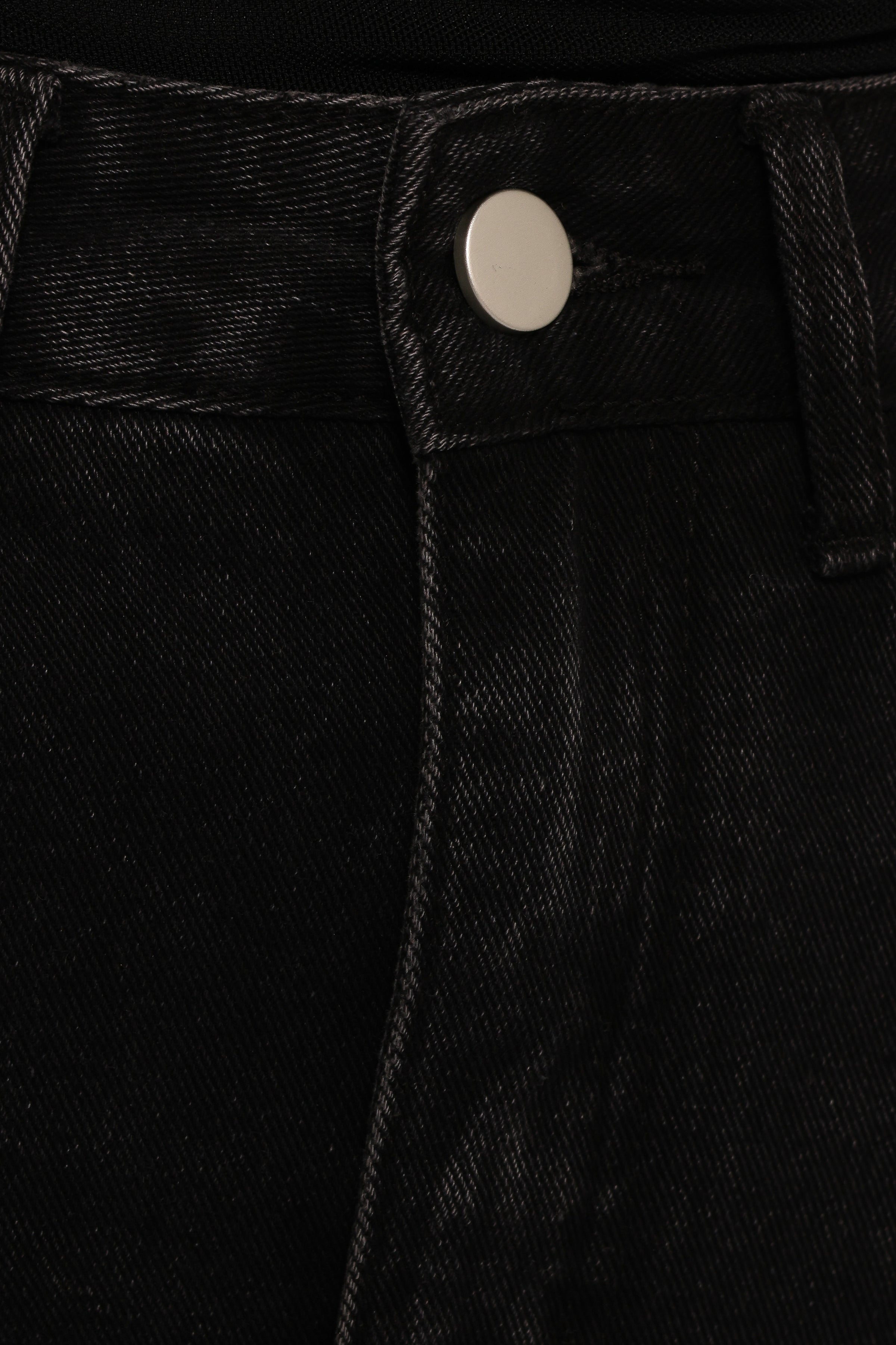 BOTTOMS Dana Denim Midi Skirt - Black Wash