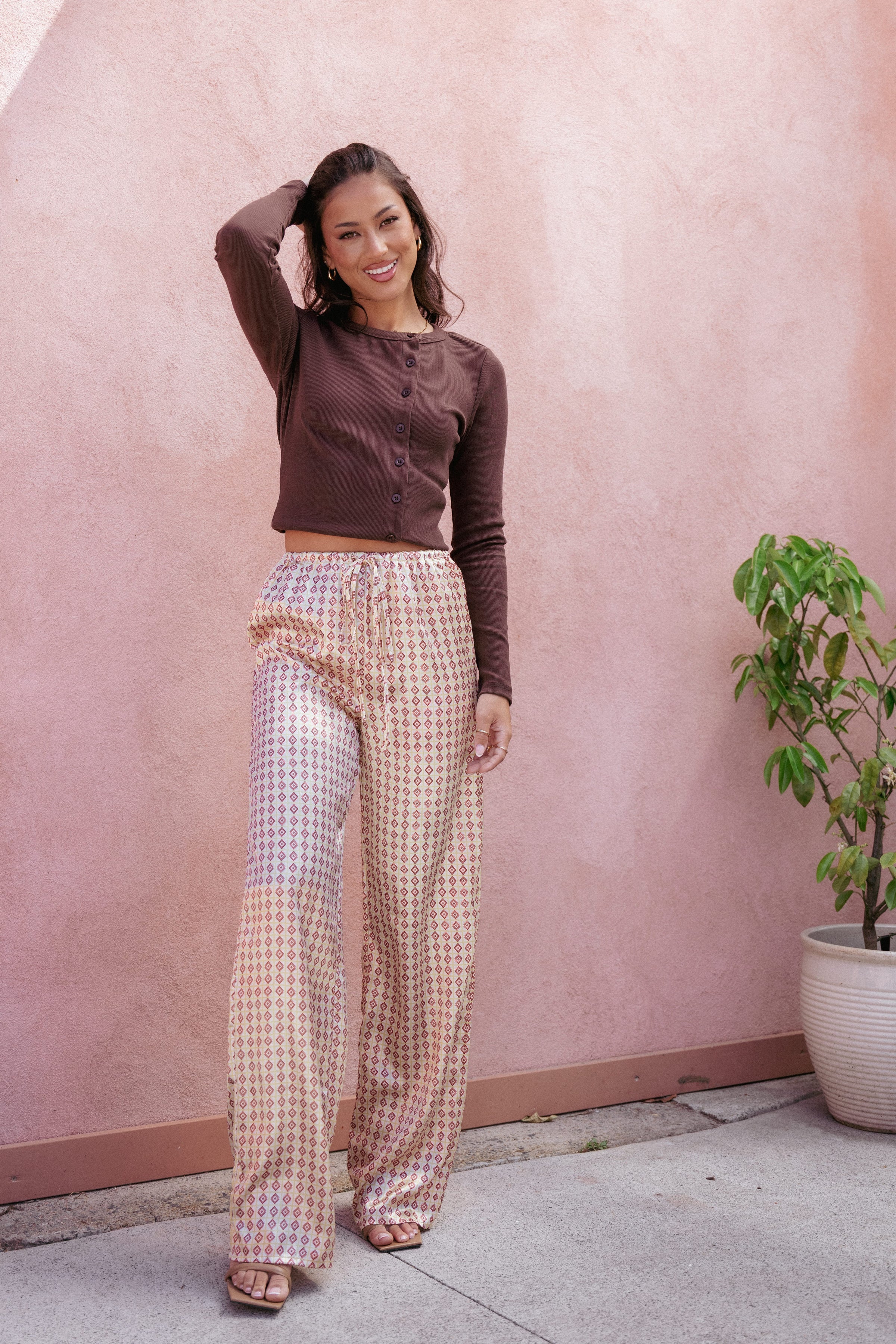 BOTTOMS Danae Pant - Amber