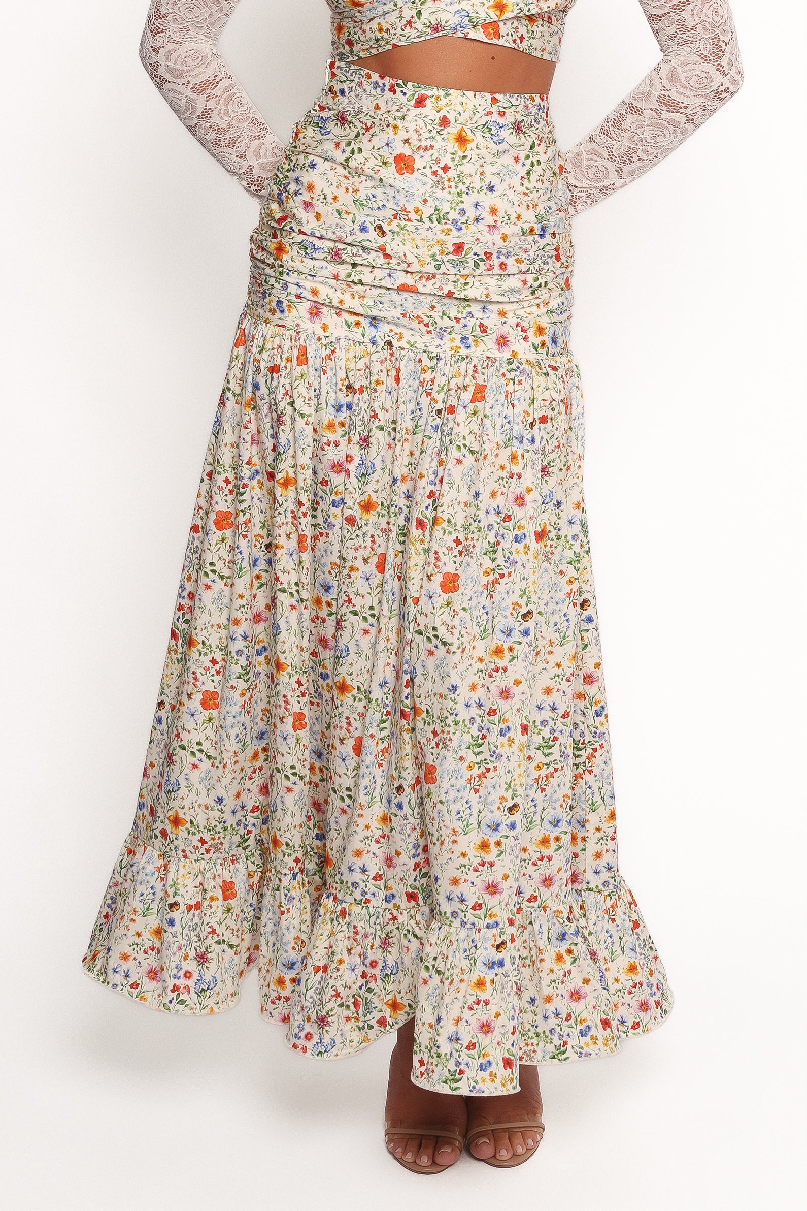 BOTTOMS Dara Maxi Skirt - Garden Floral