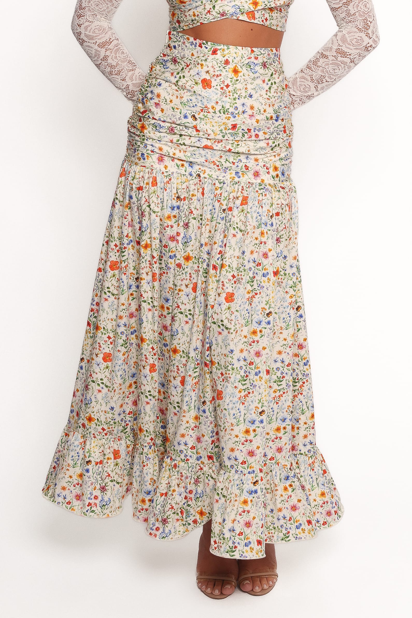 BOTTOMS Dara Maxi Skirt - Garden Floral