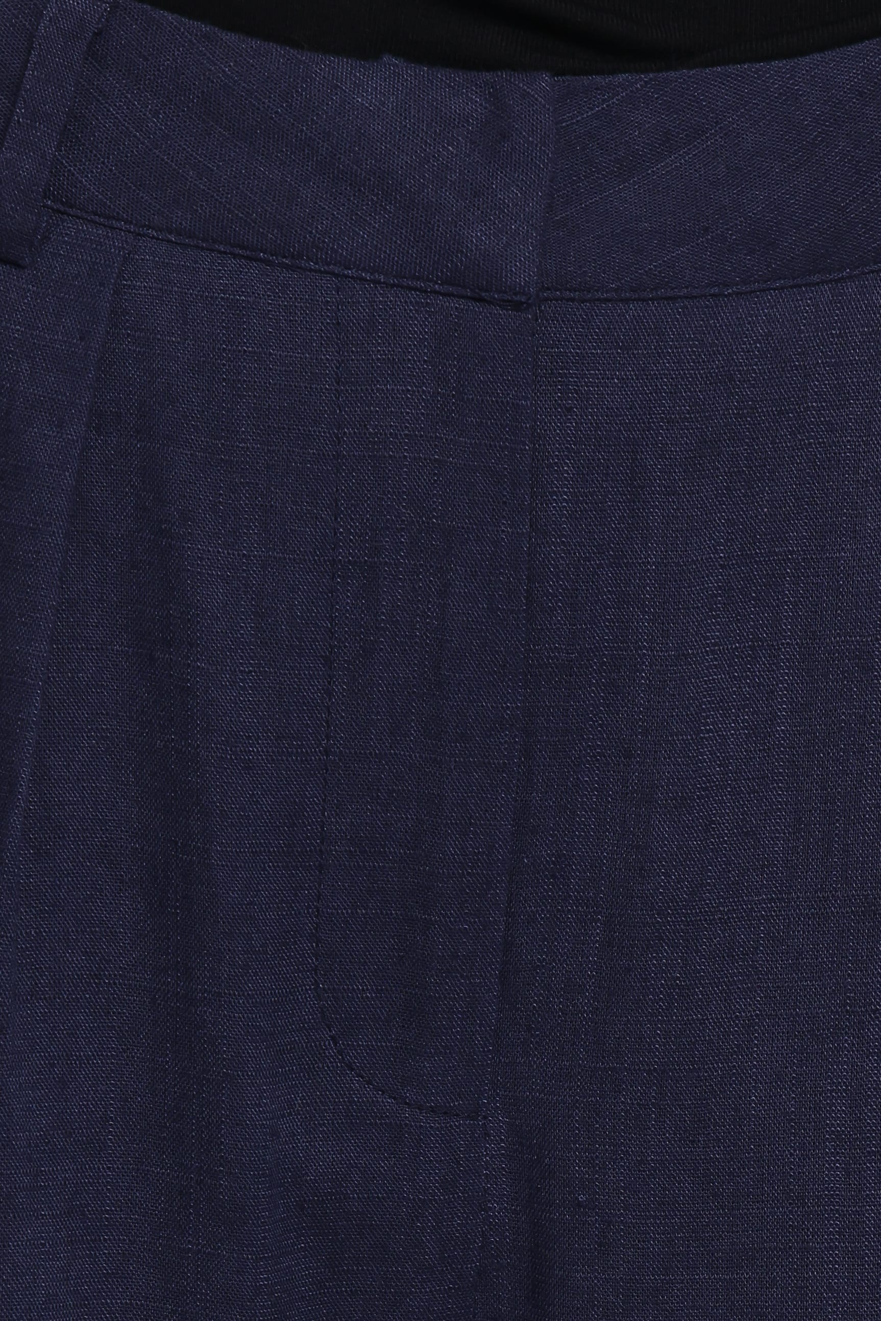 BOTTOMS Dean Linen Pants - Navy
