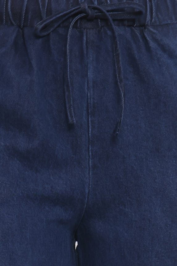 BOTTOMS Declan Chambray Pant - Mid Dark