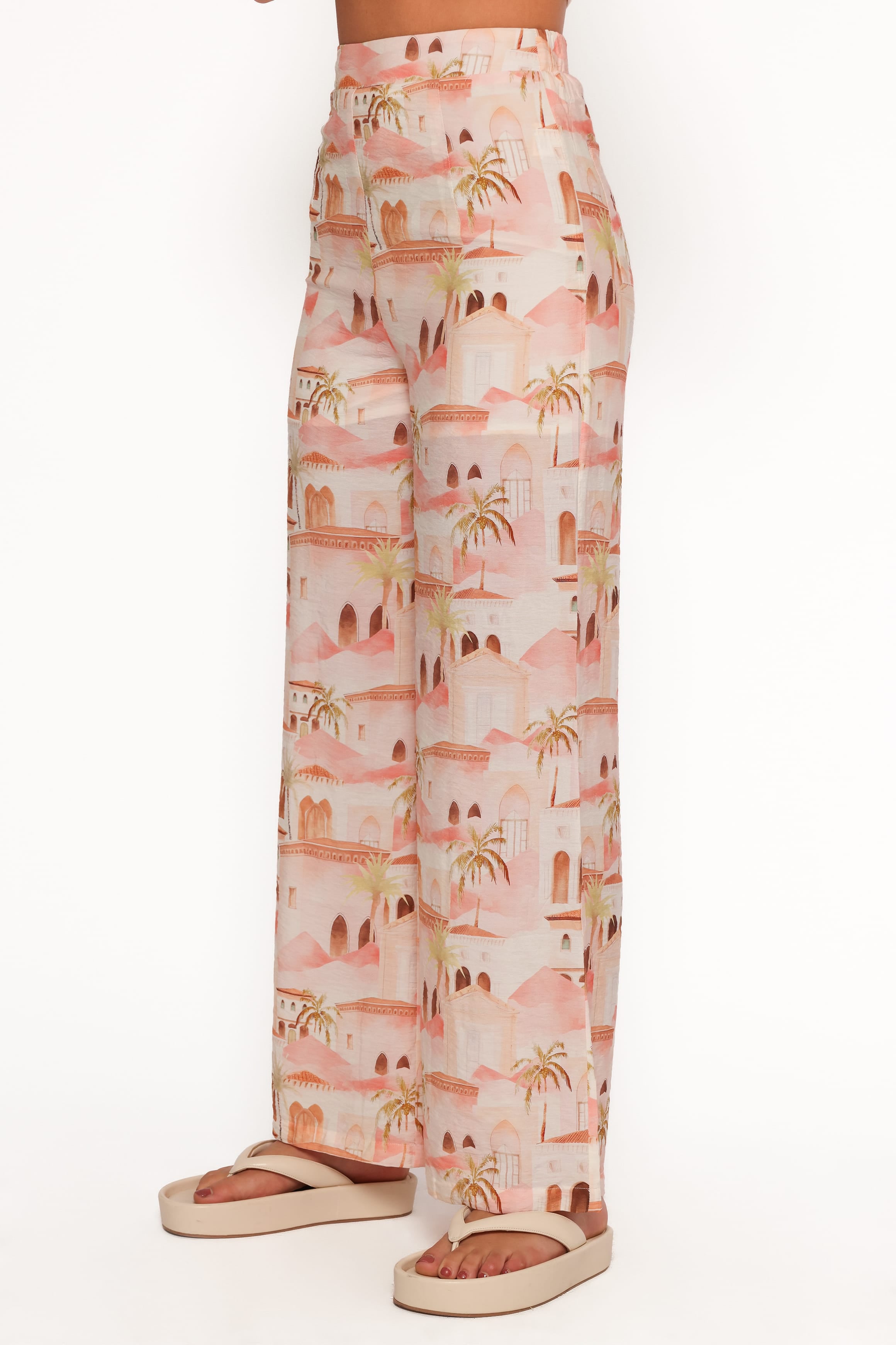 BOTTOMS Devina Pants - Tan Print