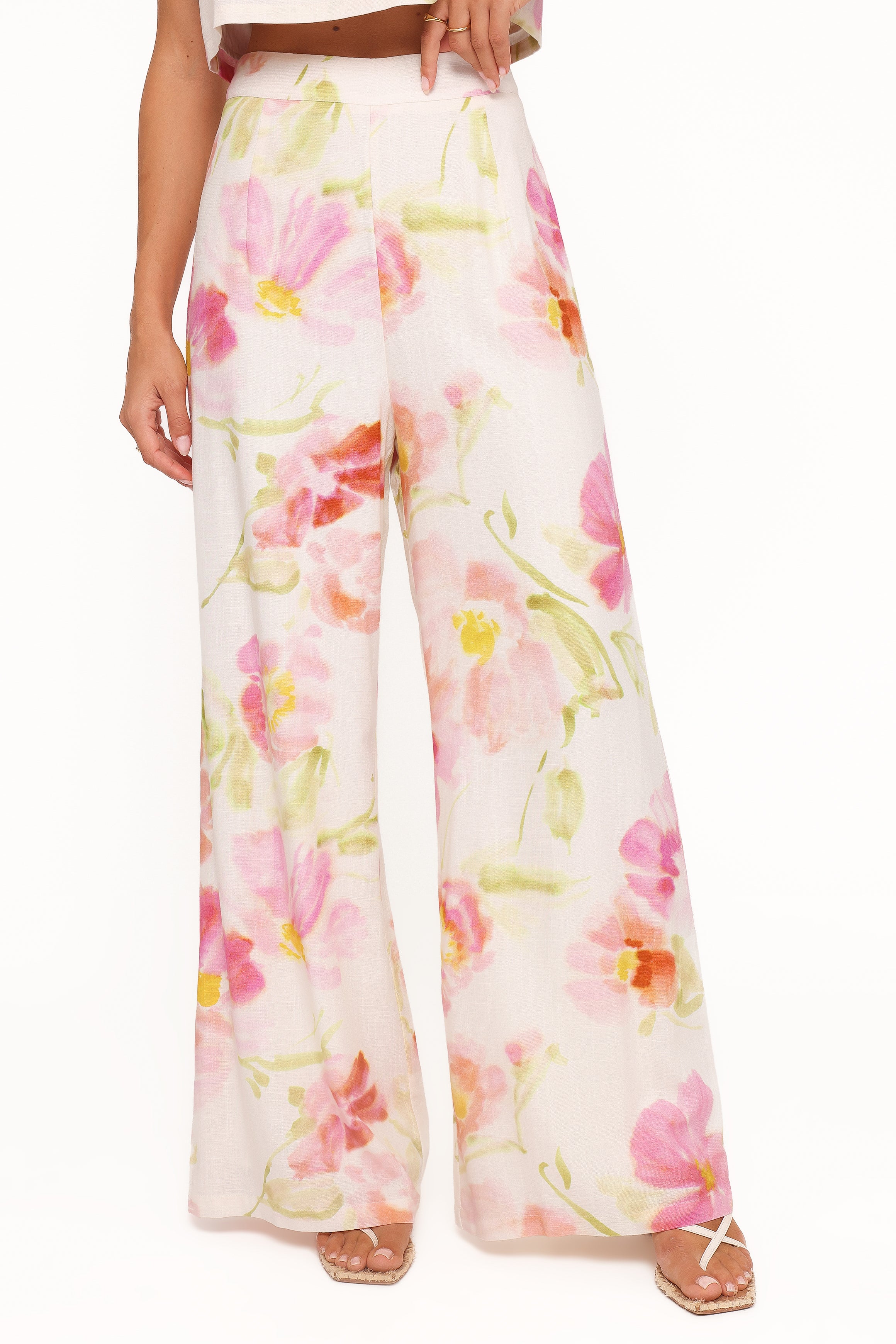 BOTTOMS Devlin Pant - Pink Garden Floral