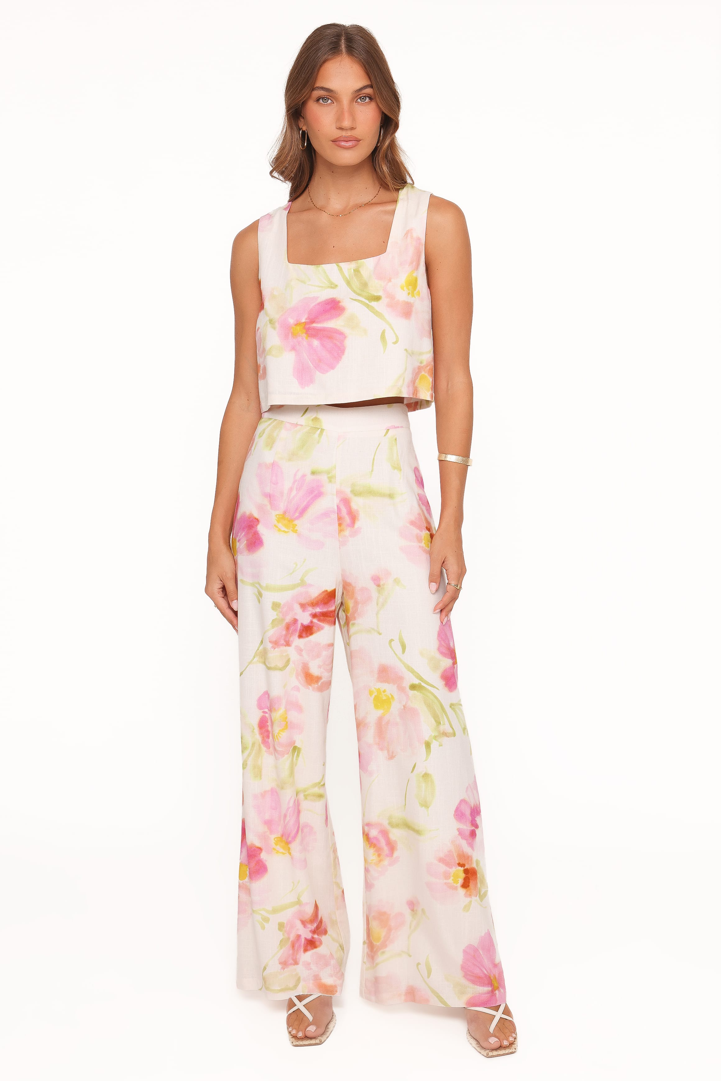 BOTTOMS Devlin Pant - Pink Garden Floral