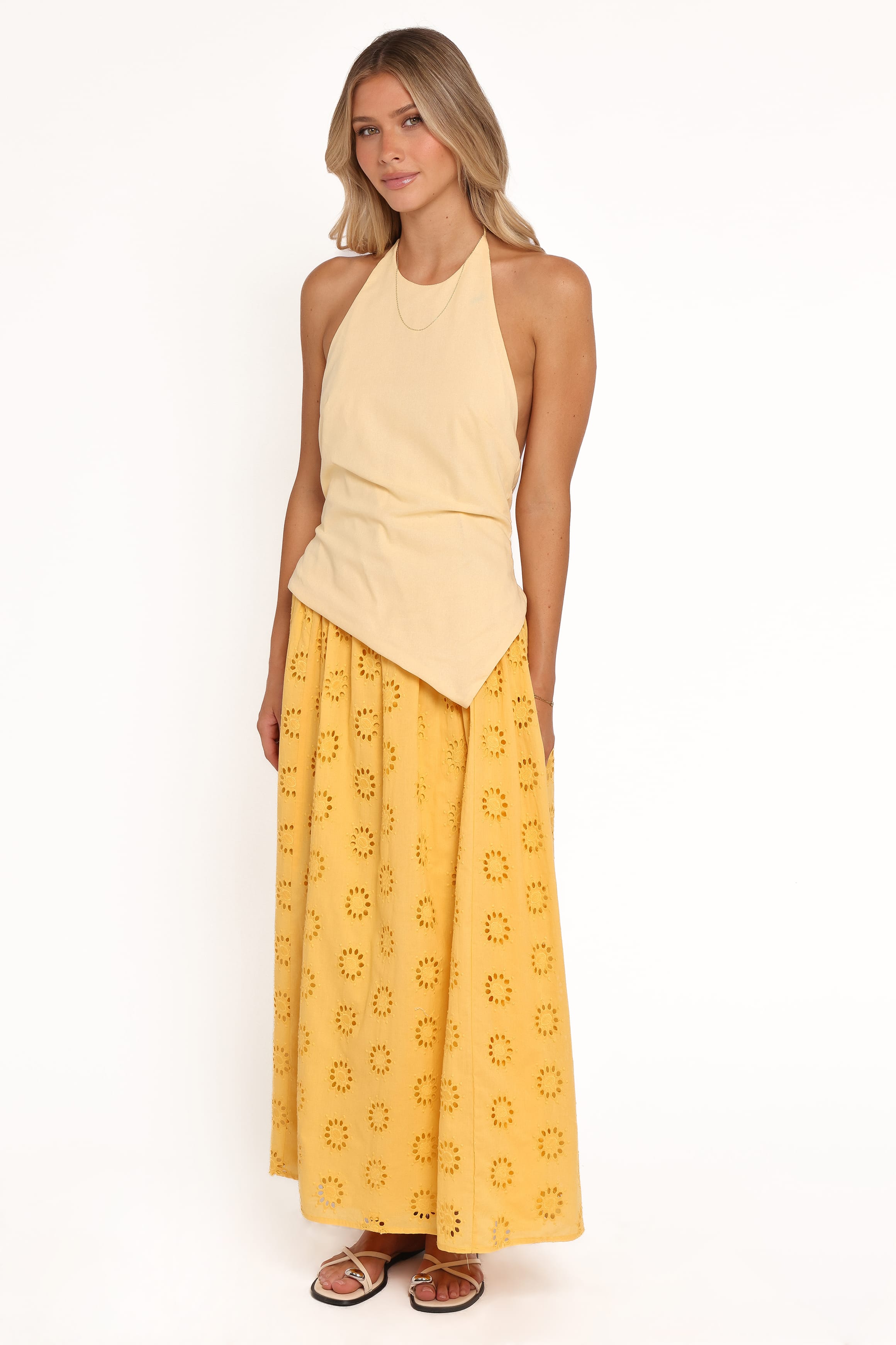 BOTTOMS Dillon Midi Skirt - Mango
