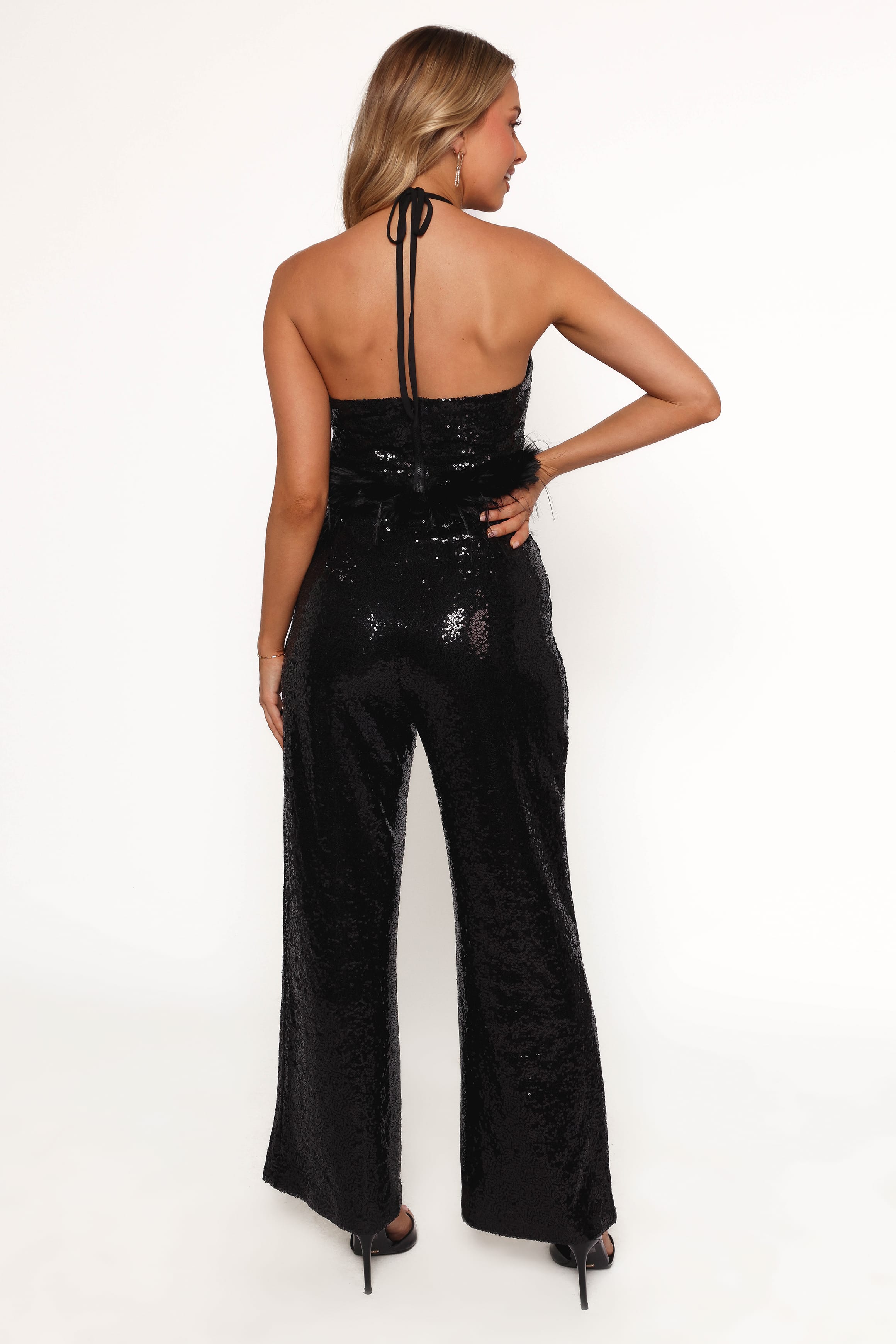 BOTTOMS Drea Sequin Pants - Black