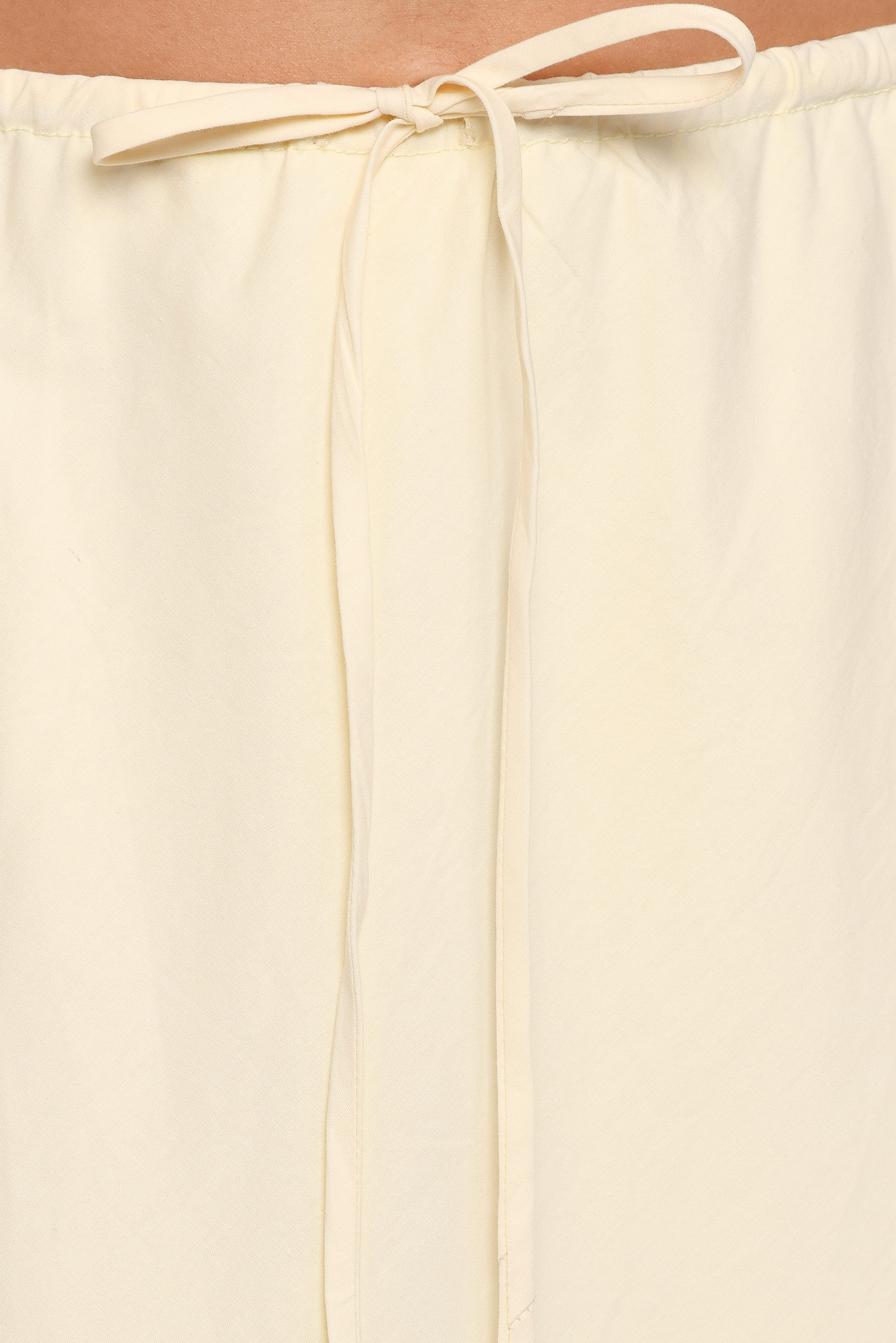 BOTTOMS Elena Cotton Maxi Skirt - Butter Yellow