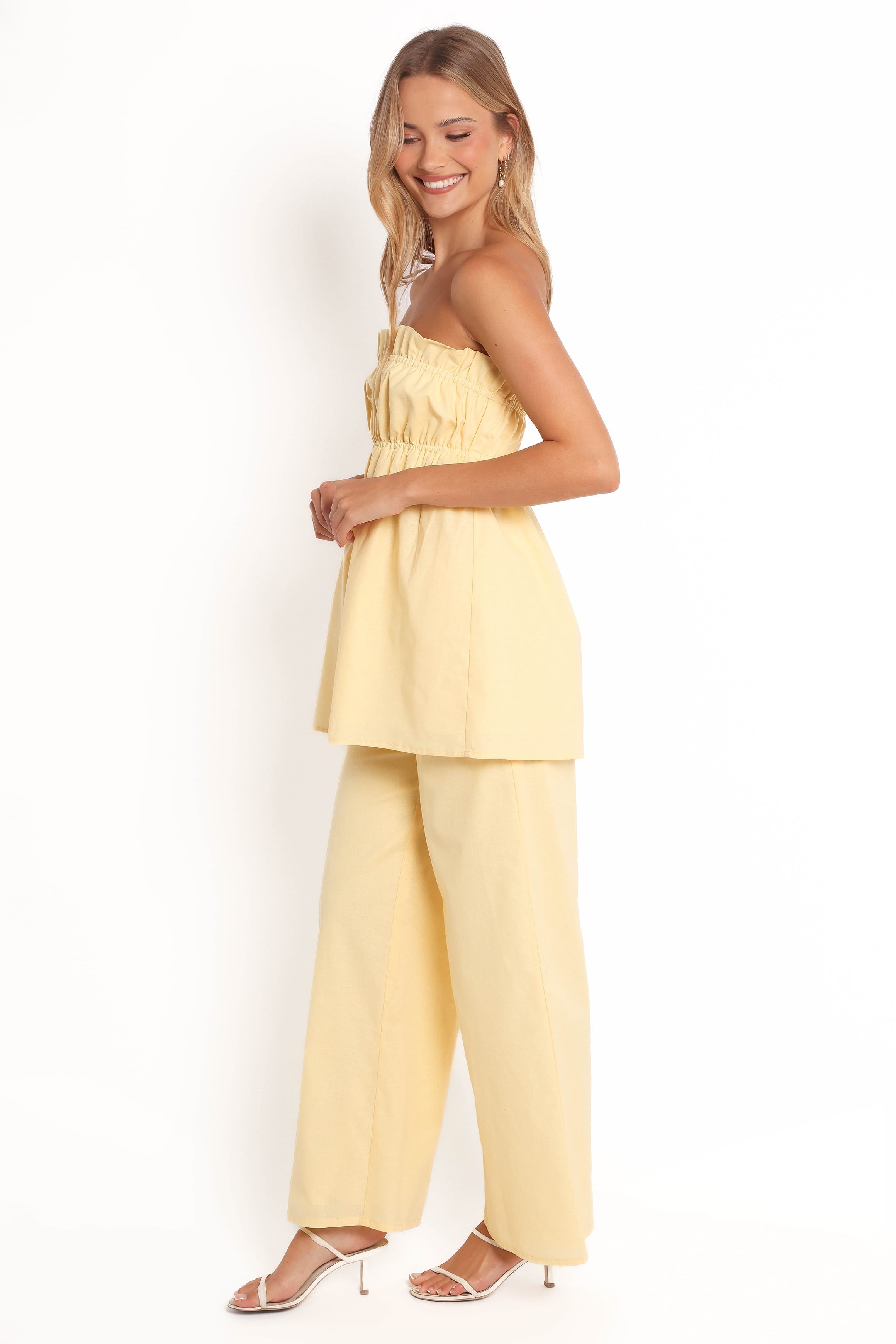 BOTTOMS Ember Cotton Pants - Butter Yellow