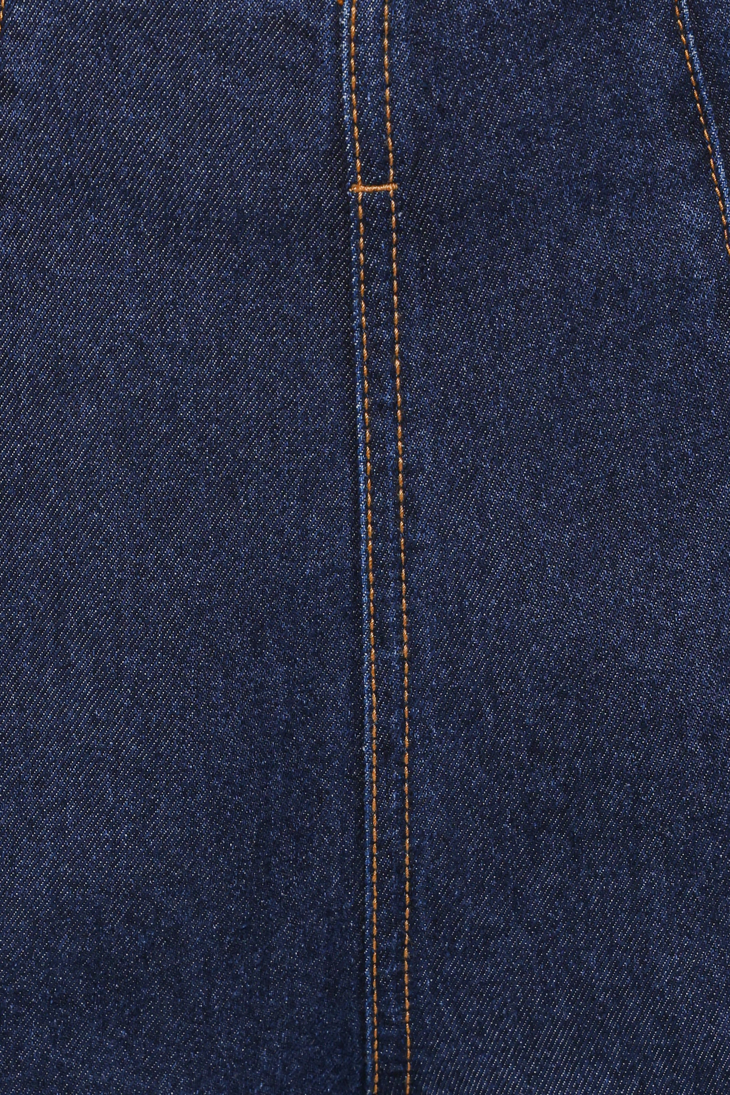 BOTTOMS Evandra Straight Leg Denim Trouser Pant - Indigo