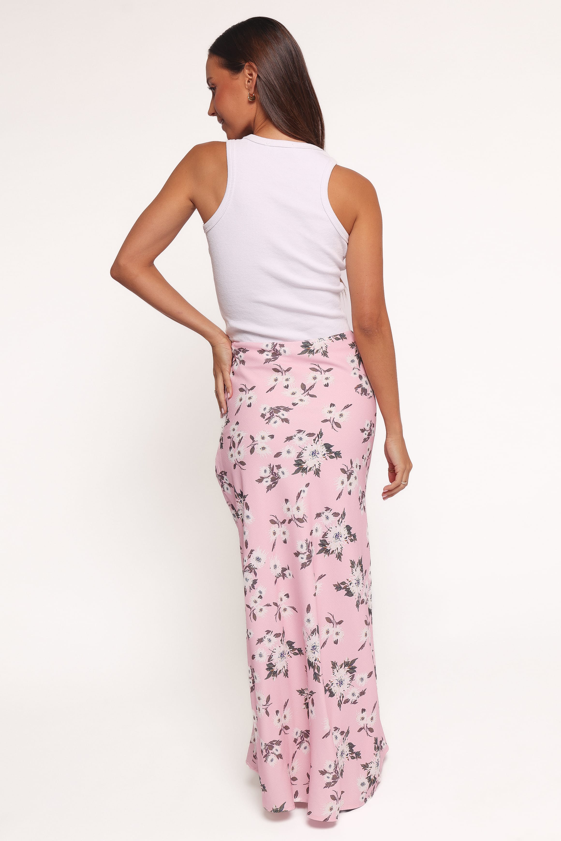 BOTTOMS Evie Maxi Skirt - Pink Floral