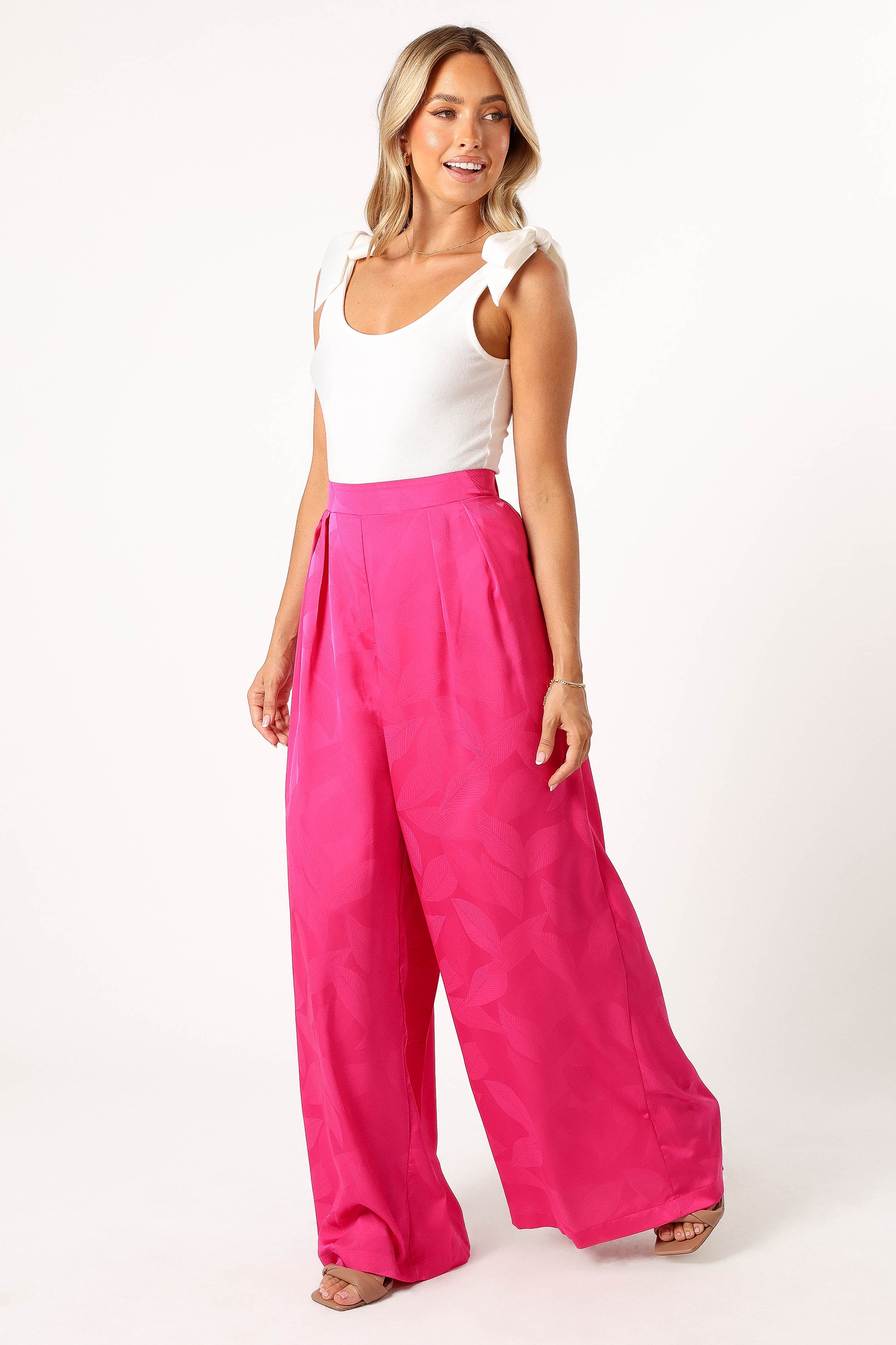 BOTTOMS @Gianna Pants - Fuchsia