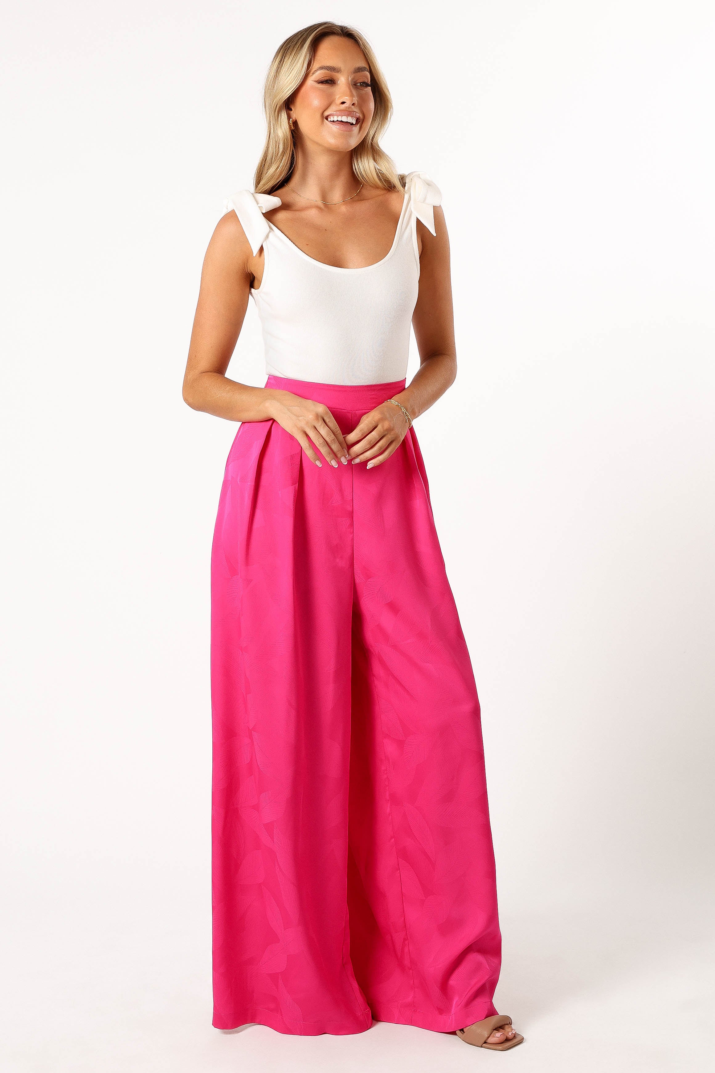 BOTTOMS @Gianna Pants - Fuchsia