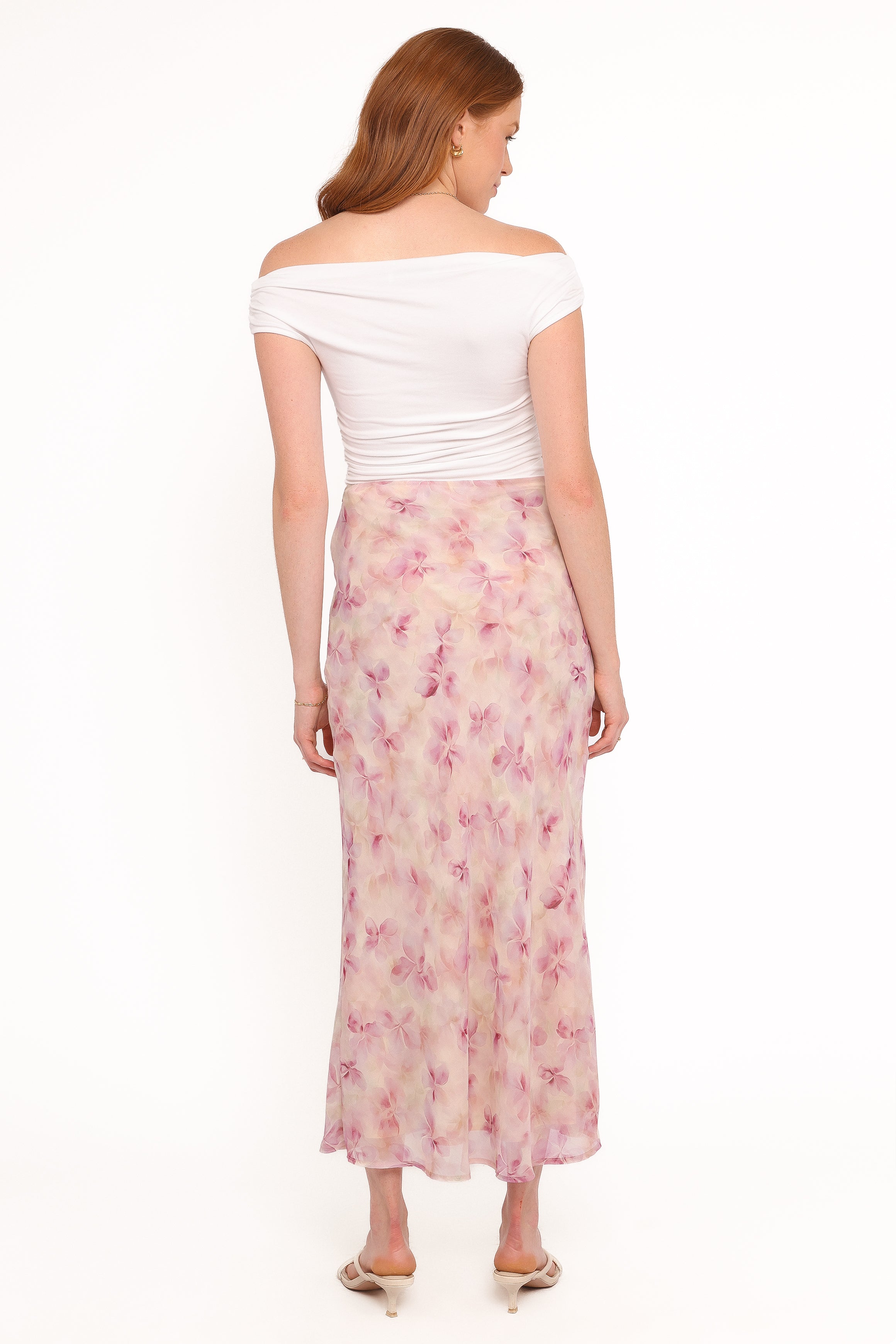 BOTTOMS Giarda Maxi Skirt - Pink Floral