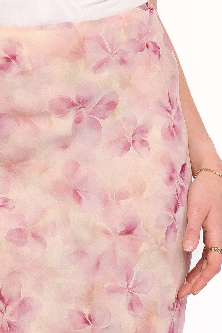 BOTTOMS Giarda Maxi Skirt - Pink Floral