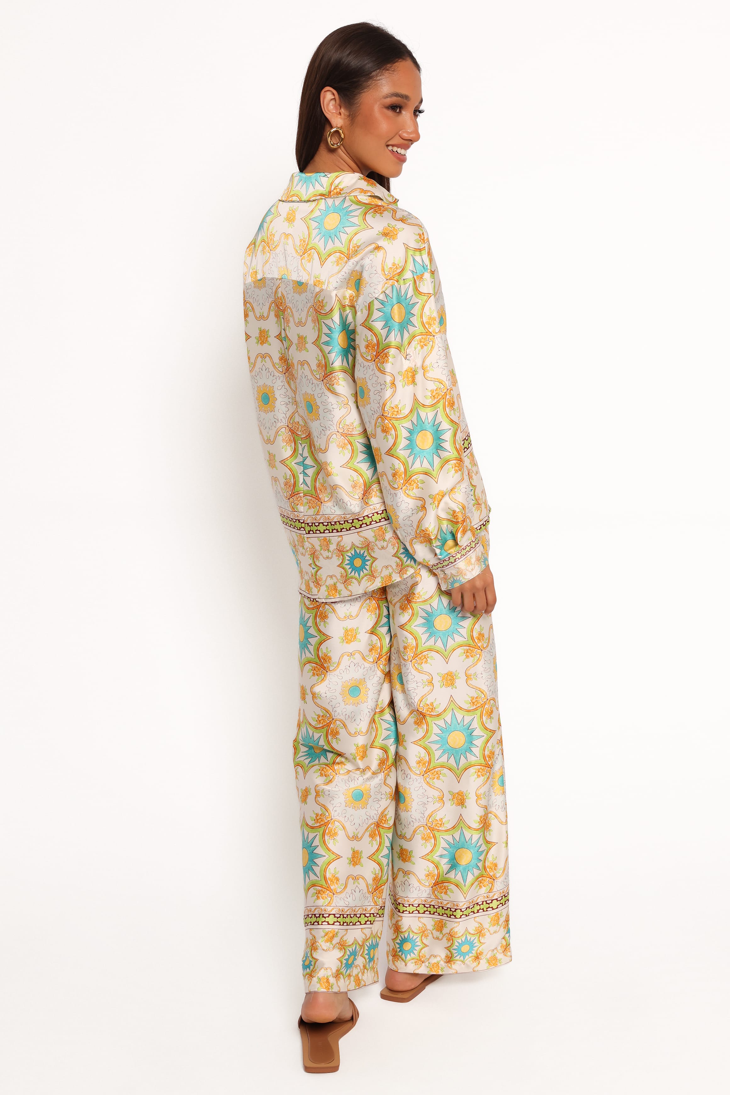 BOTTOMS Gretel Pant - White Multi