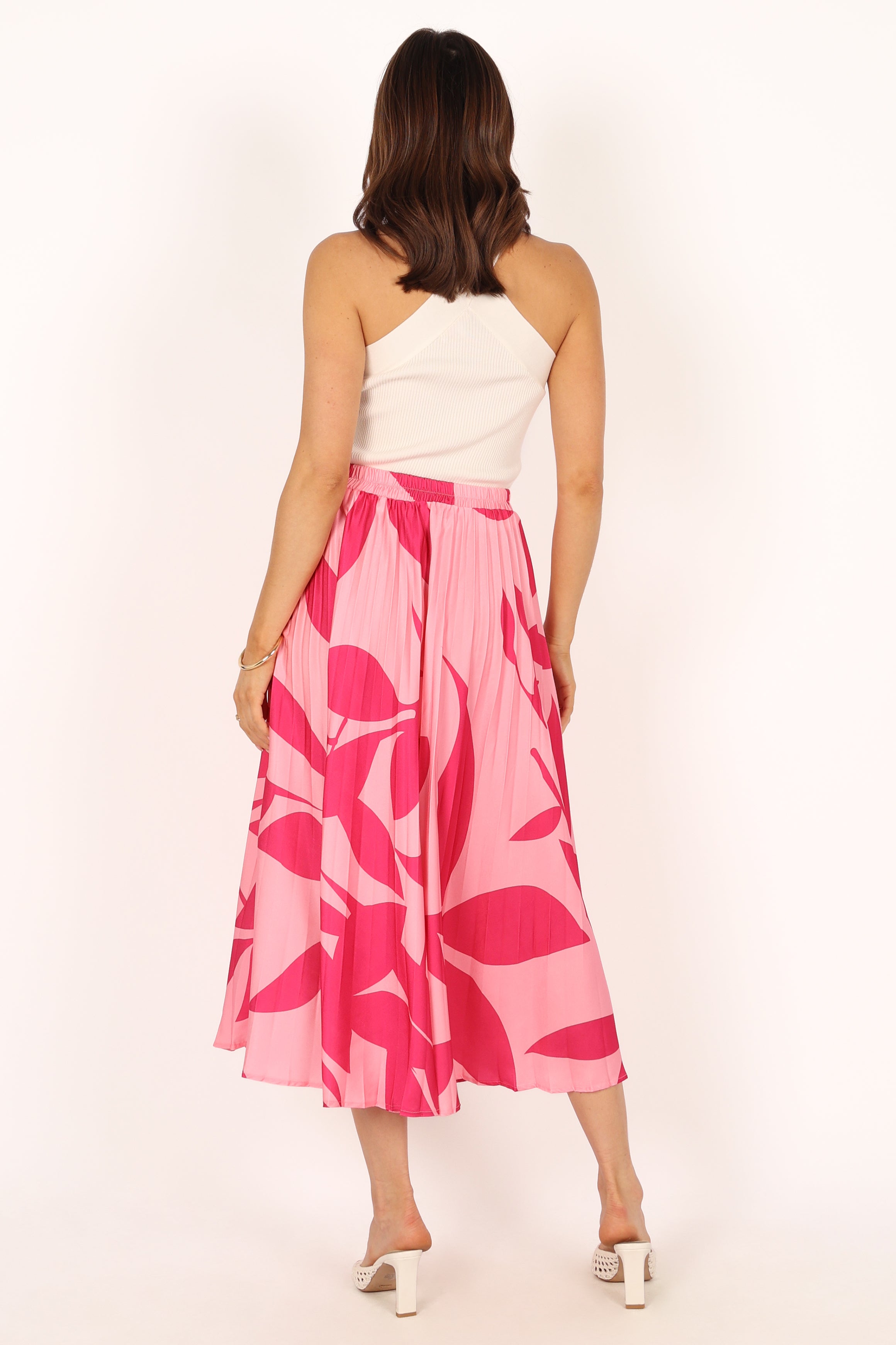 BOTTOMS @Harry Midi Skirt - Pink