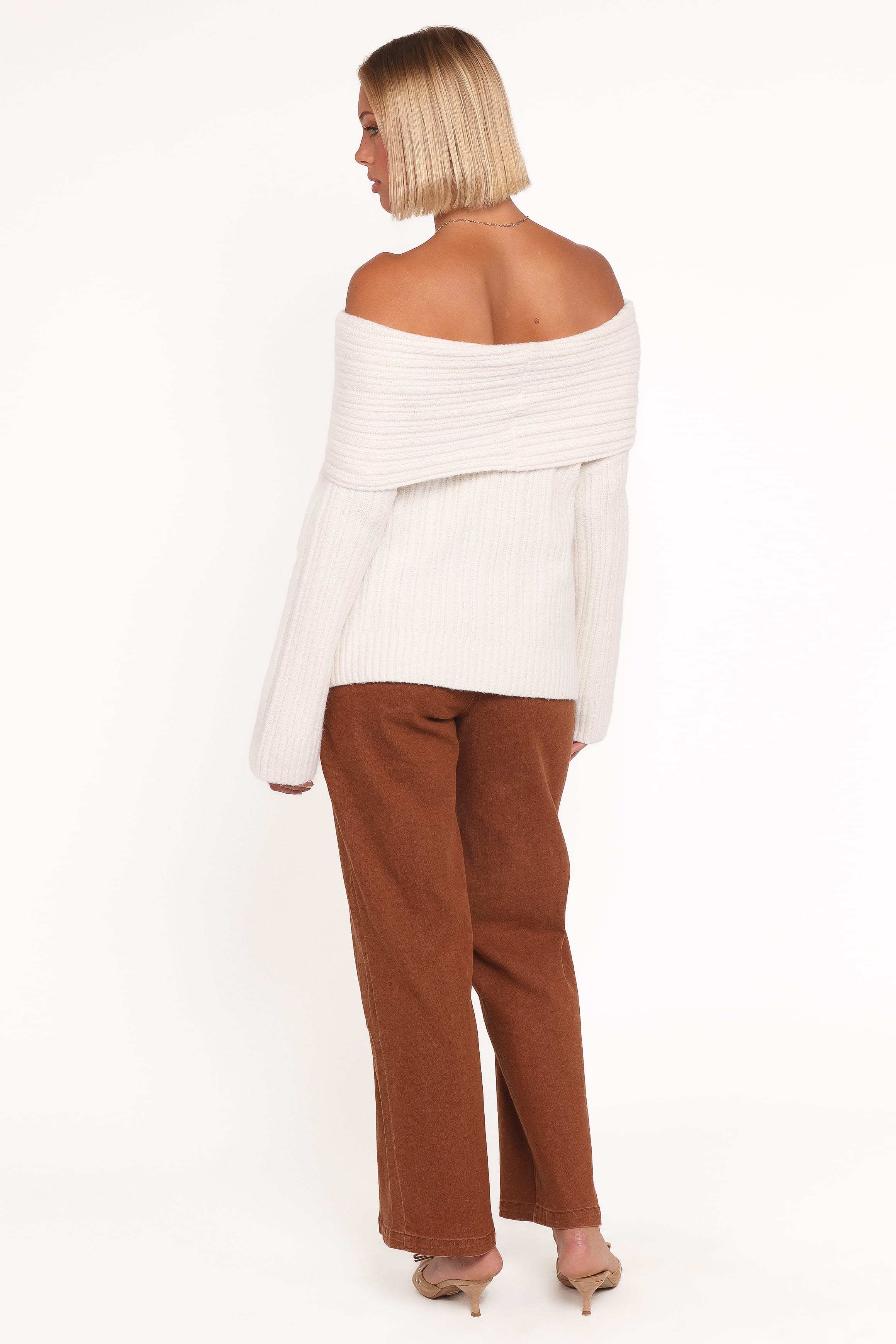 BOTTOMS Hayes Wide Leg Pant - Mocha Brown