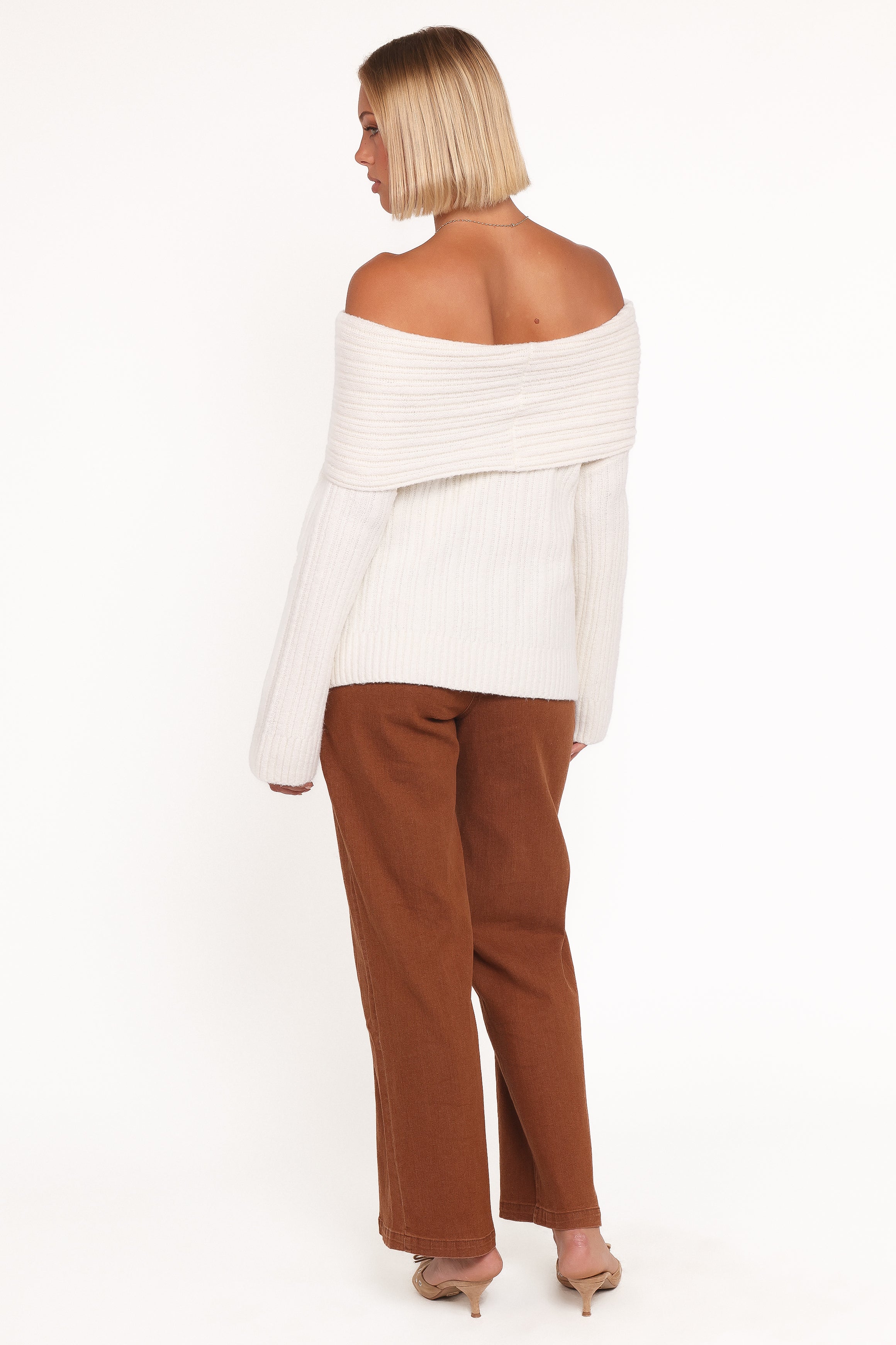 BOTTOMS Hayes Wide Leg Pant - Mocha Brown