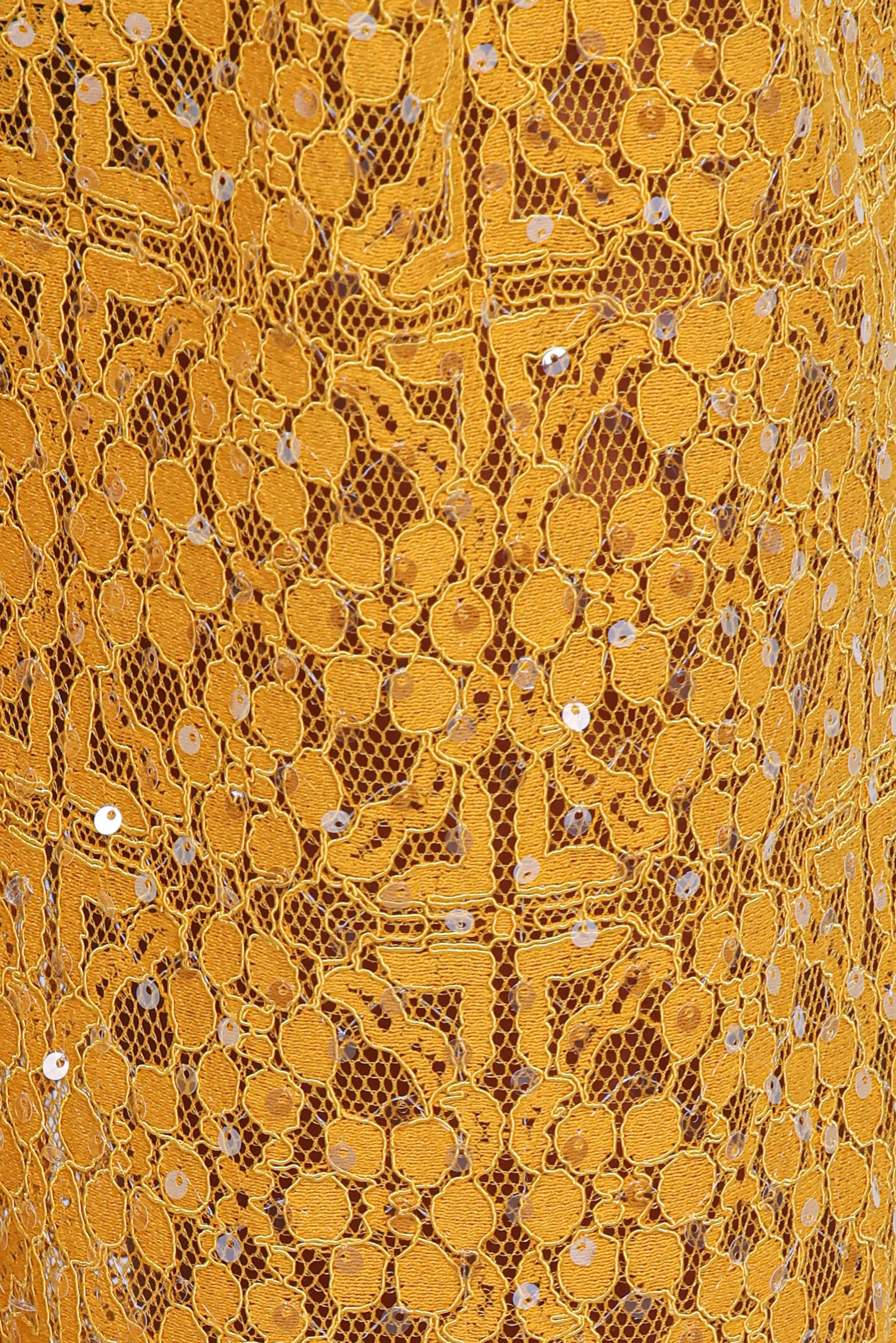 BOTTOMS Jacinta Sequin Lace Pant - Mango