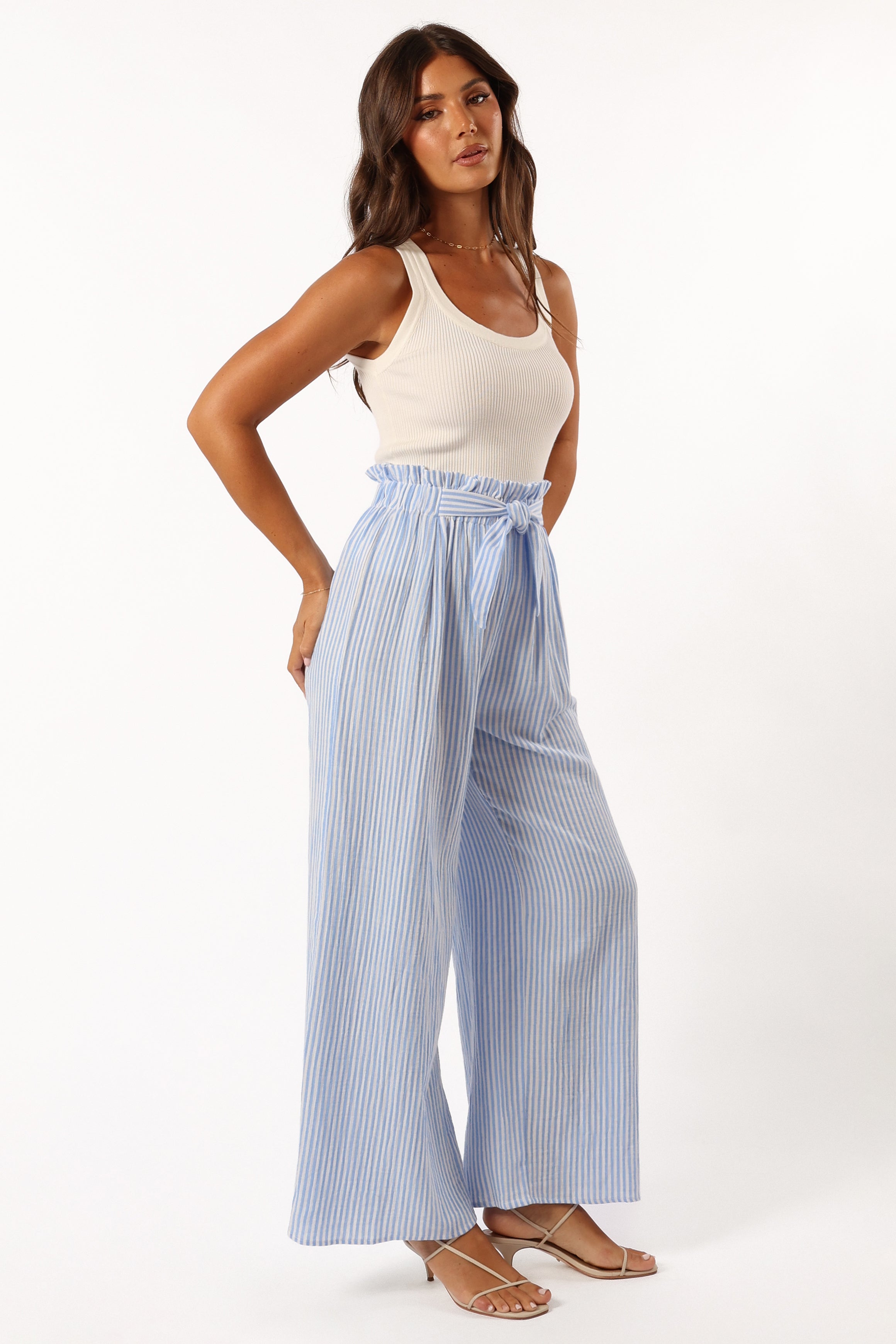 BOTTOMS @Jeanette Pant - Blue White