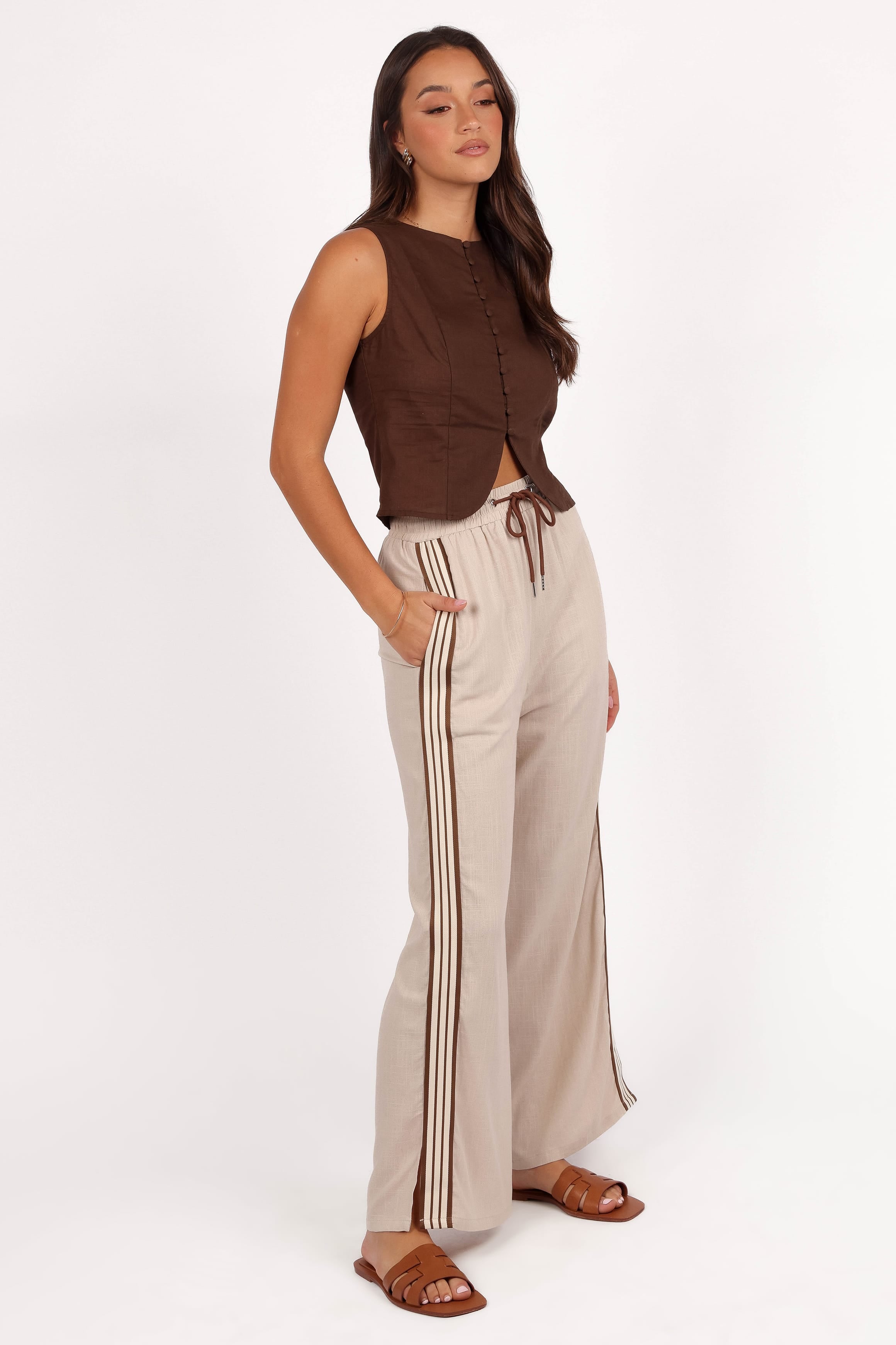 BOTTOMS Jenner Pant - Beige