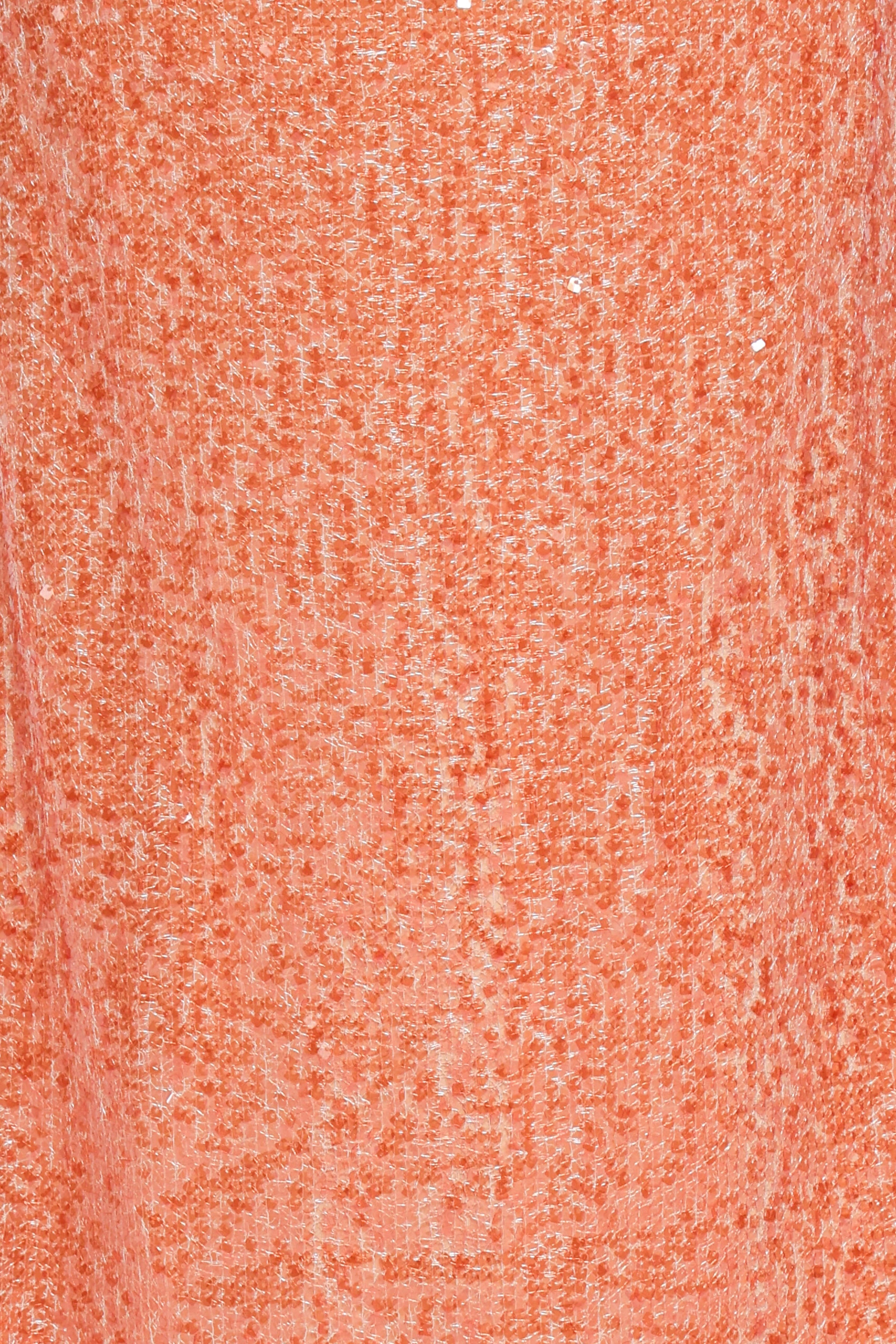 BOTTOMS Jennings Sequin Maxi Skirt - Orange Sequin