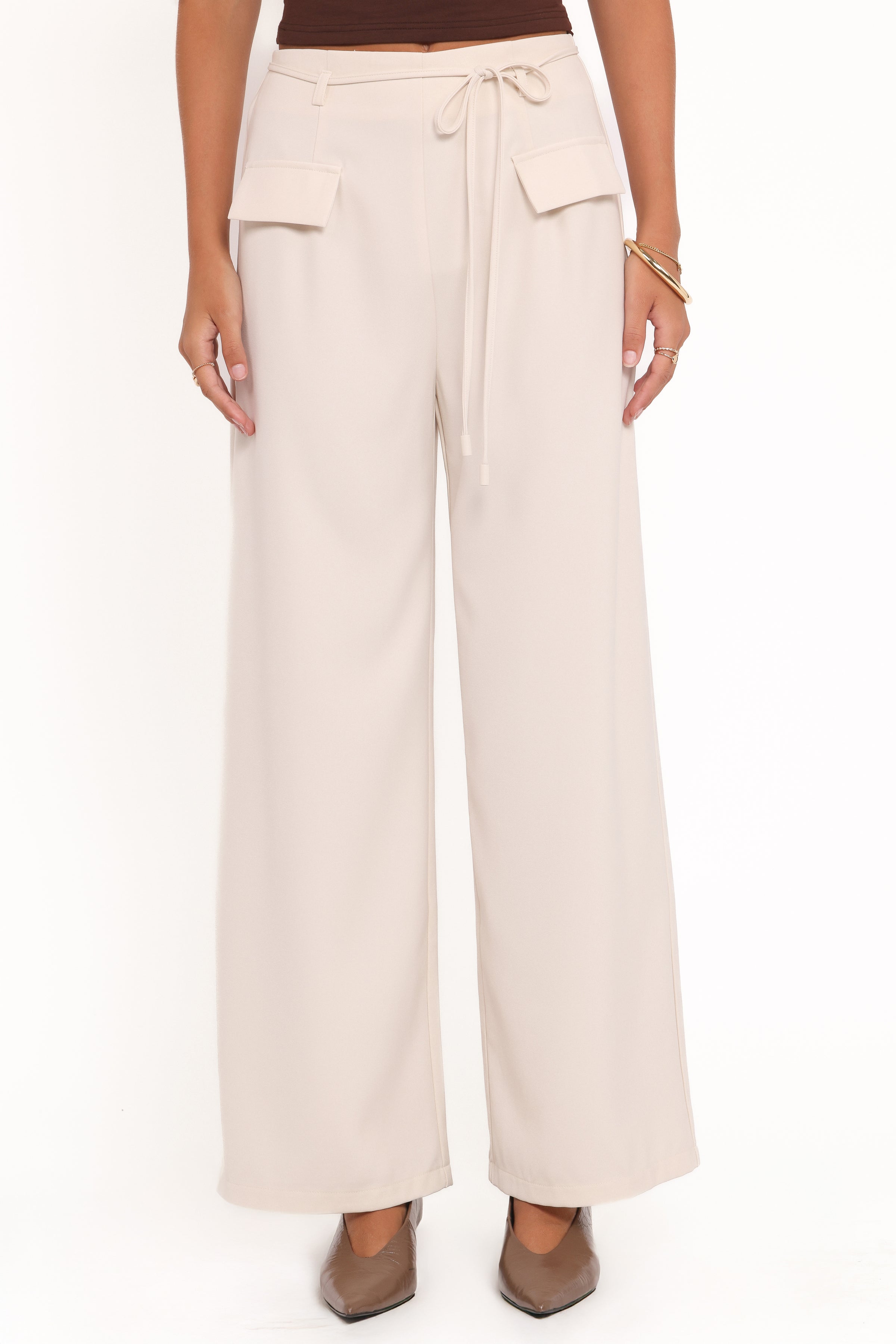 BOTTOMS Joan Pants - Beige