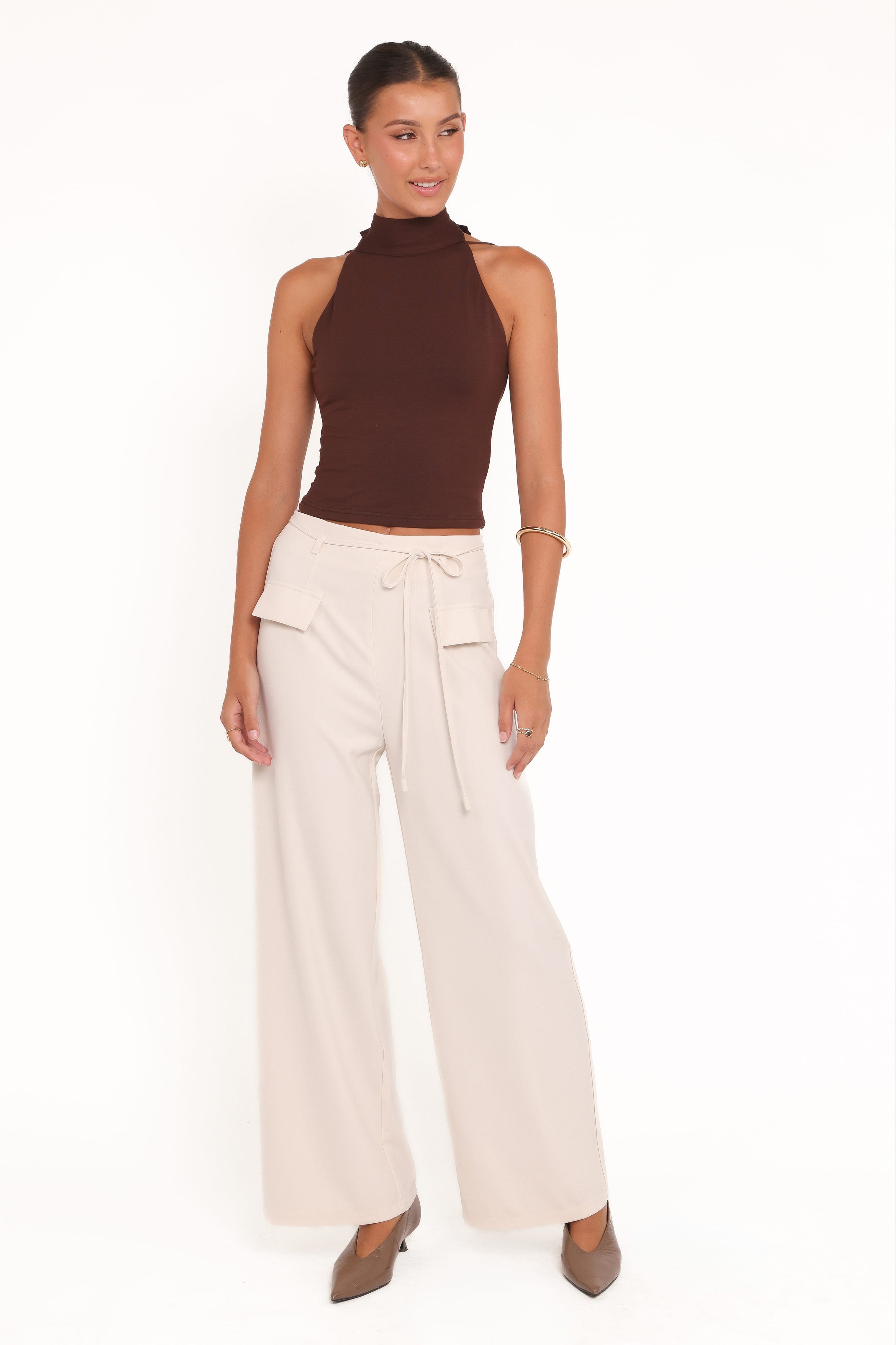 BOTTOMS Joan Pants - Beige