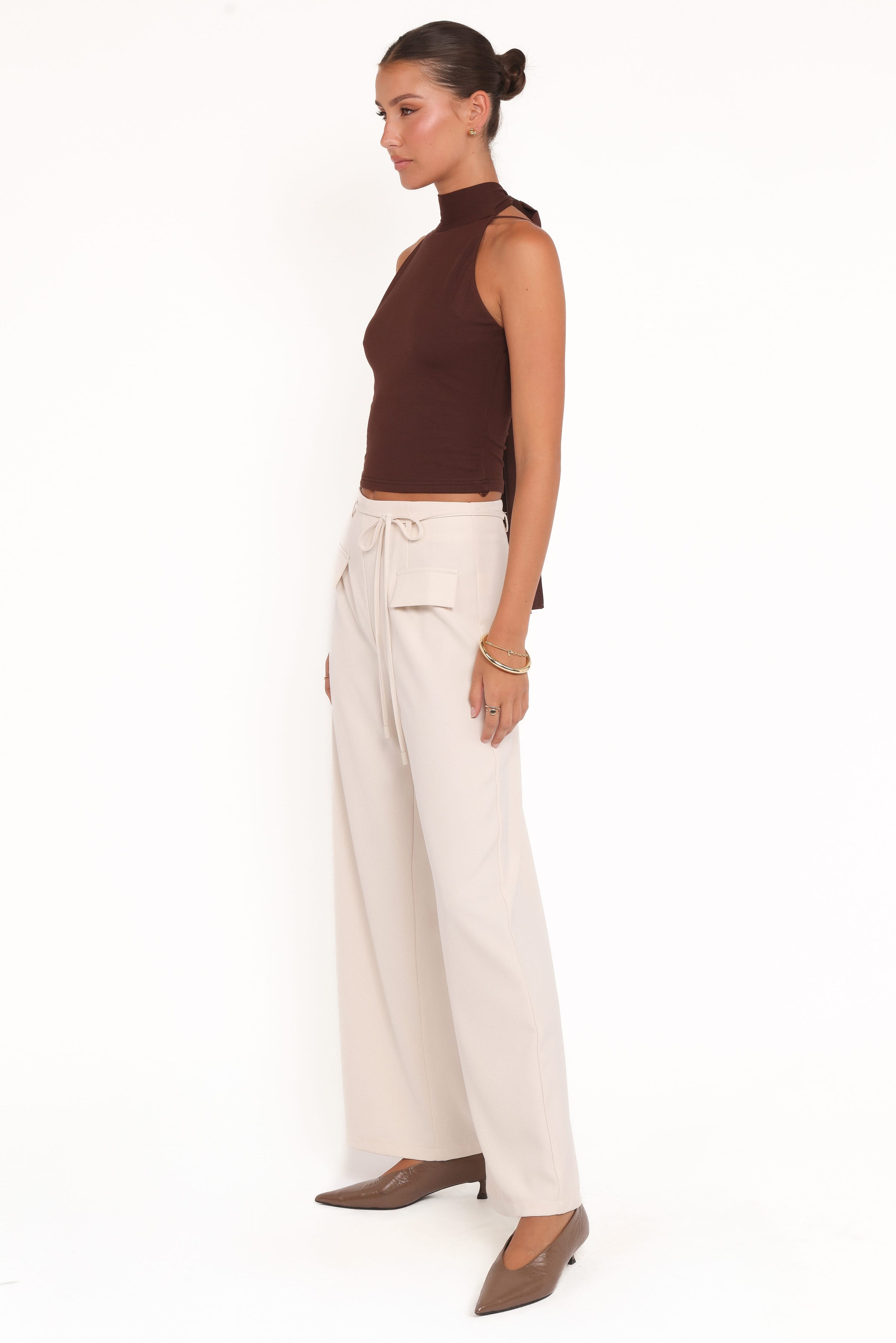 BOTTOMS Joan Pants - Beige