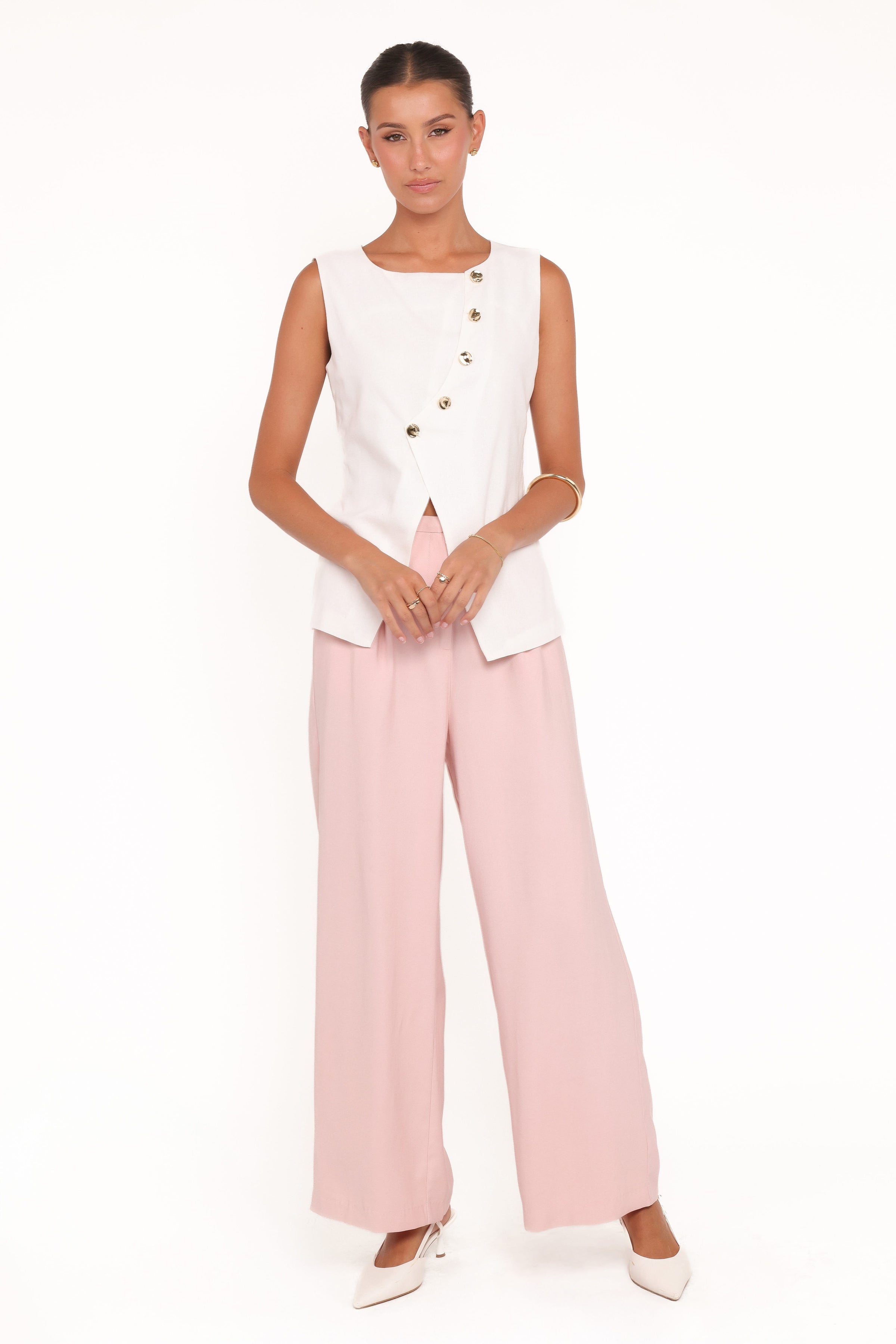 BOTTOMS Joshua Pant - Pale Pink