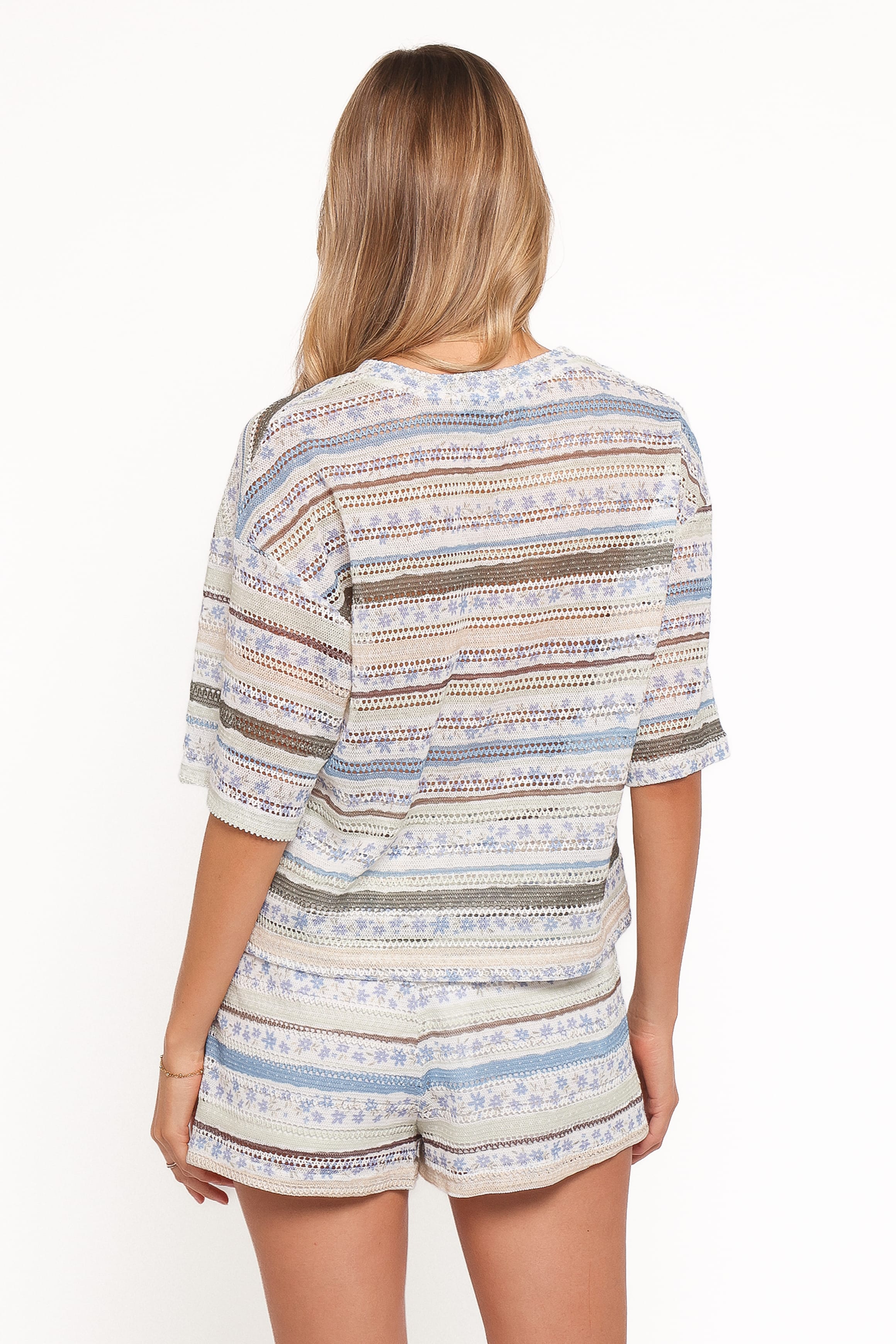 BOTTOMS Josie Short - Multi Stripe