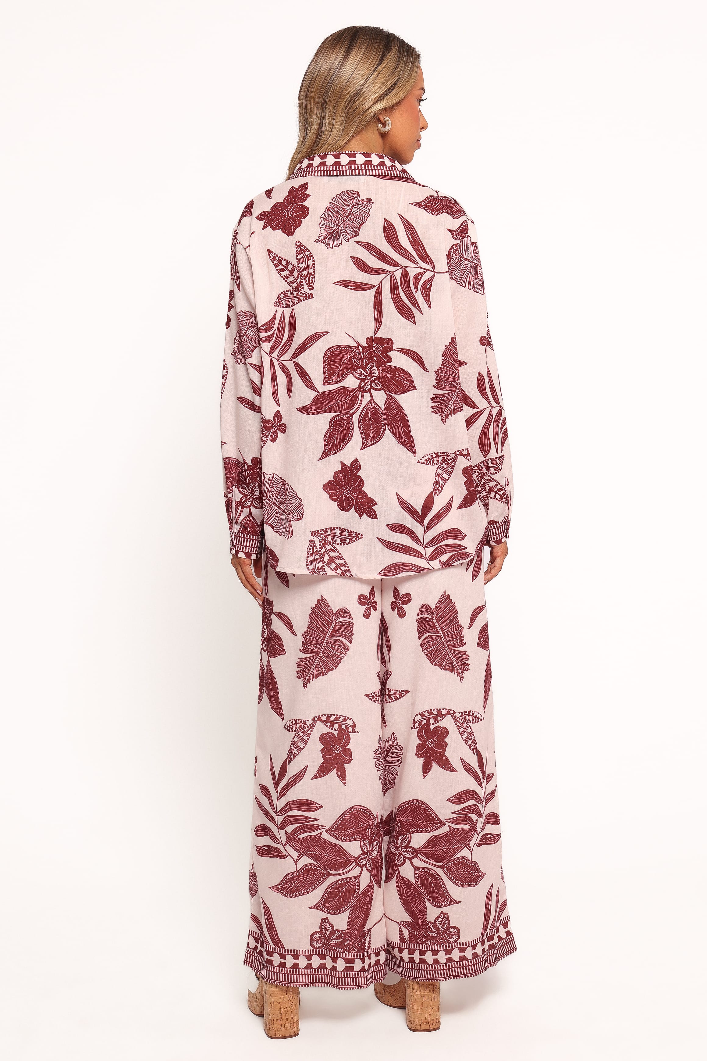 BOTTOMS Karva Pant - Leaf Print