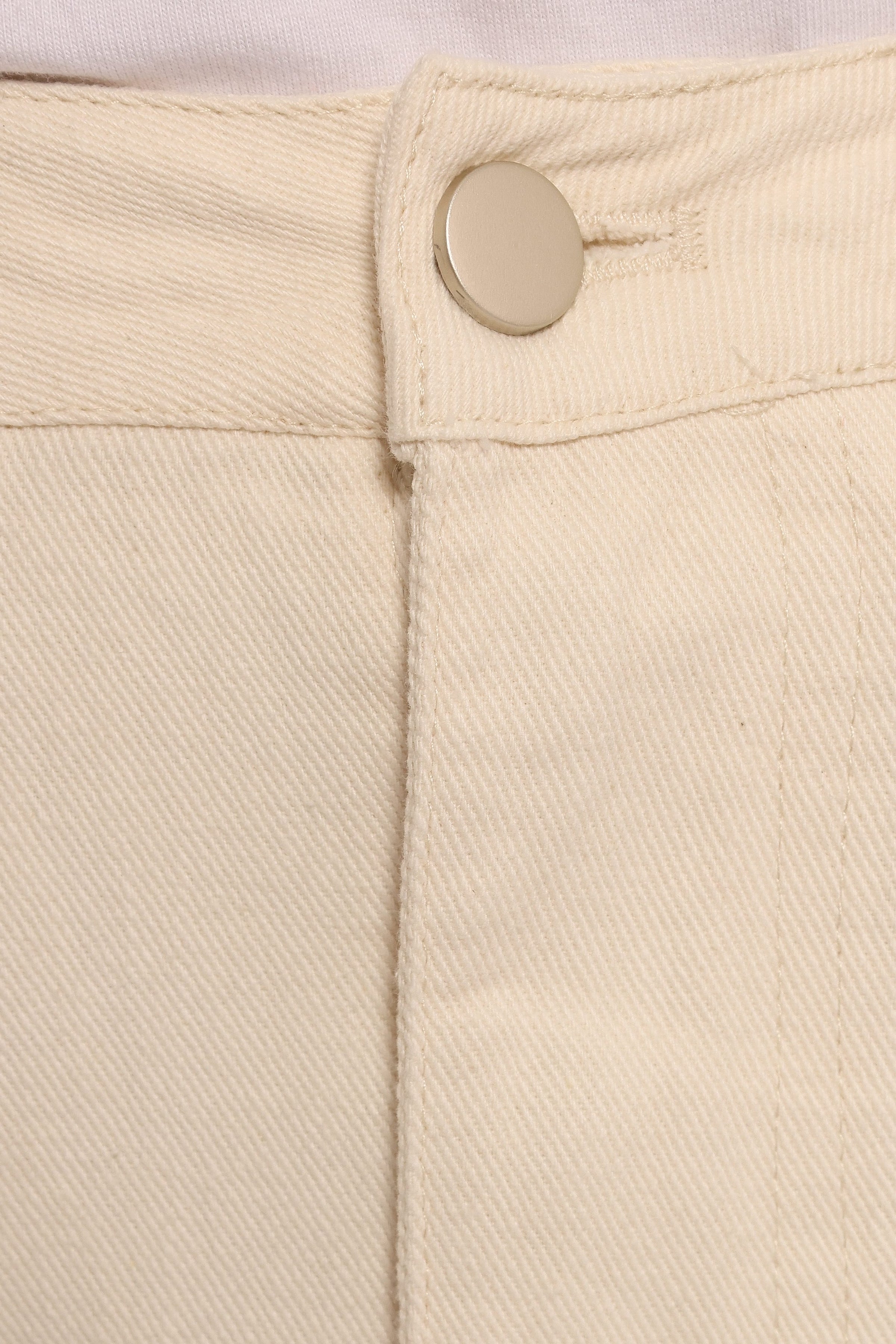 BOTTOMS Kellen Corduroy Midi Skirt - Cream