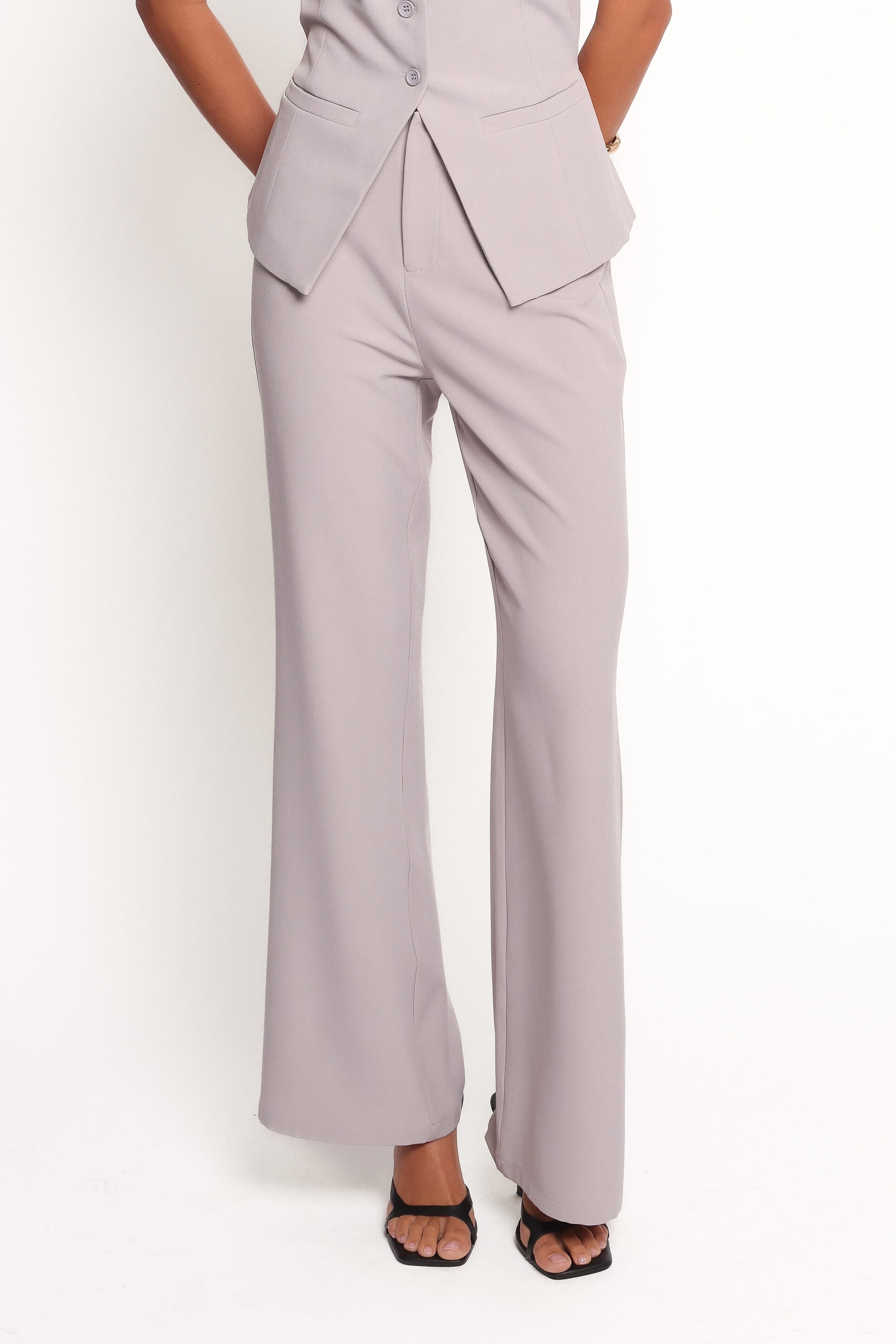 BOTTOMS Kernie Pants - Light Grey