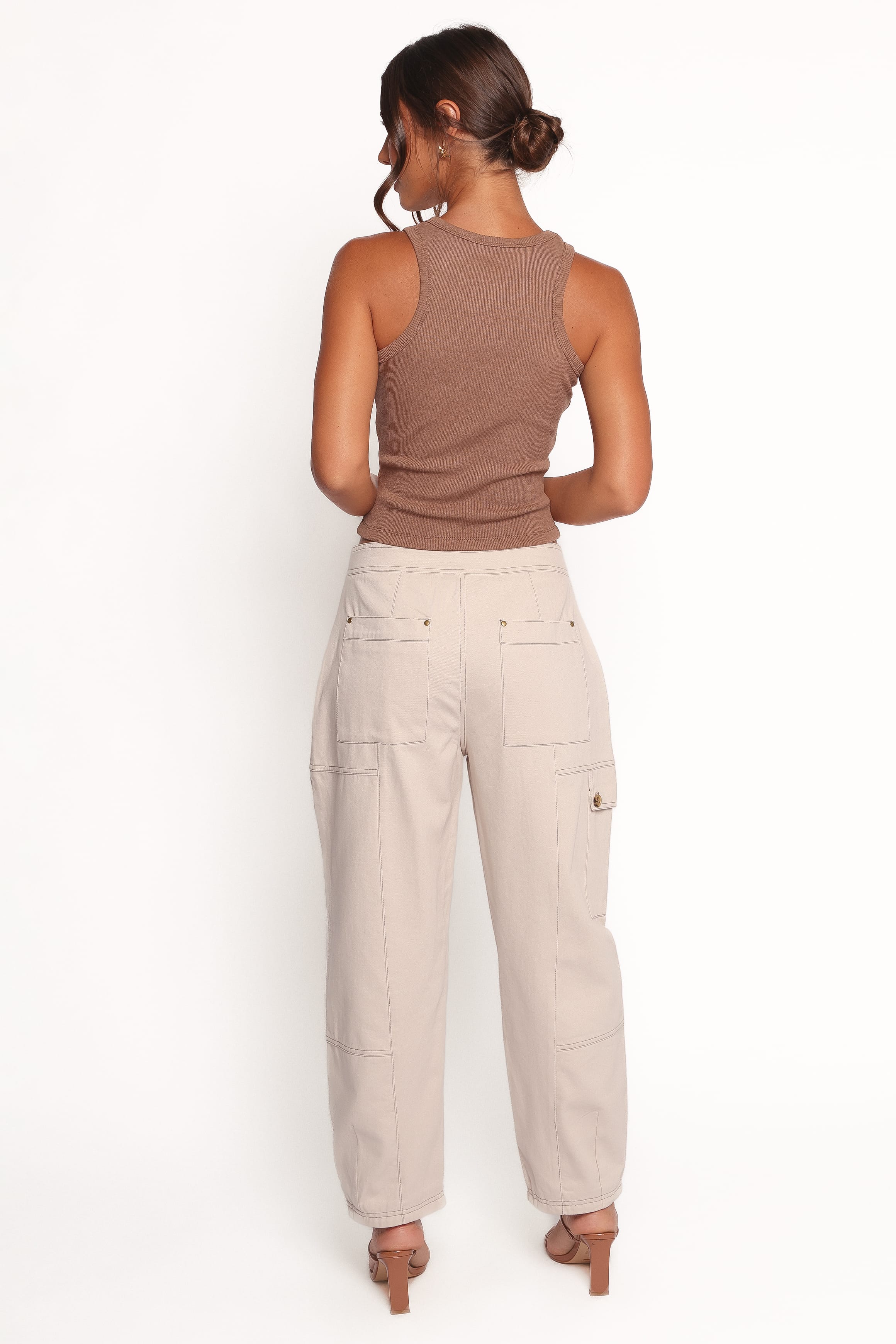 BOTTOMS Kiah Cargo Pant - Ecru