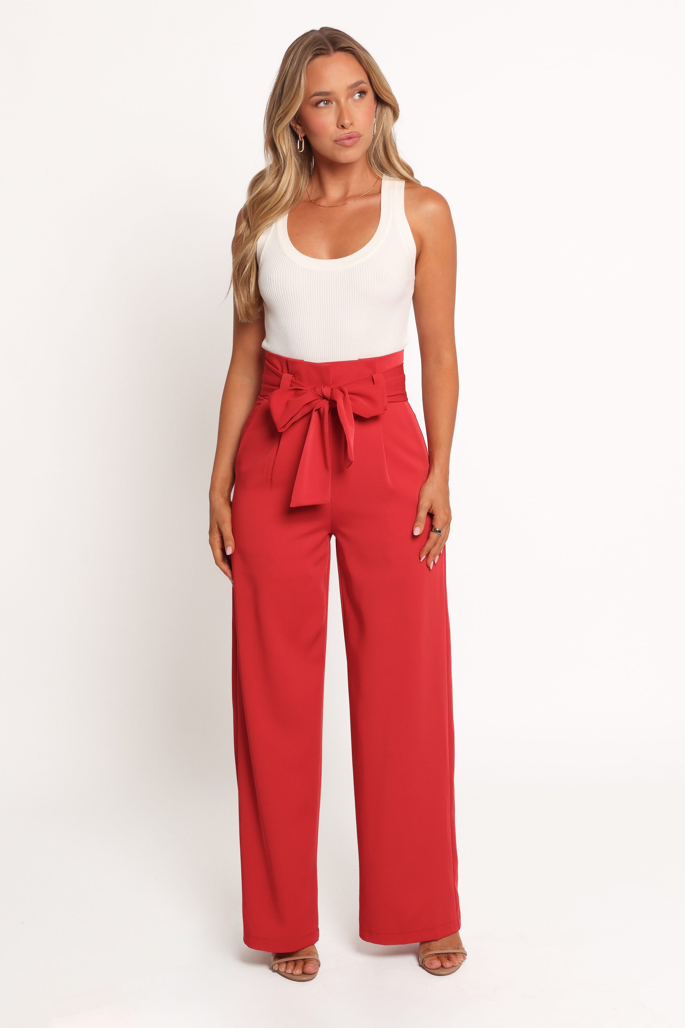 BOTTOMS Kieran Pants - Red