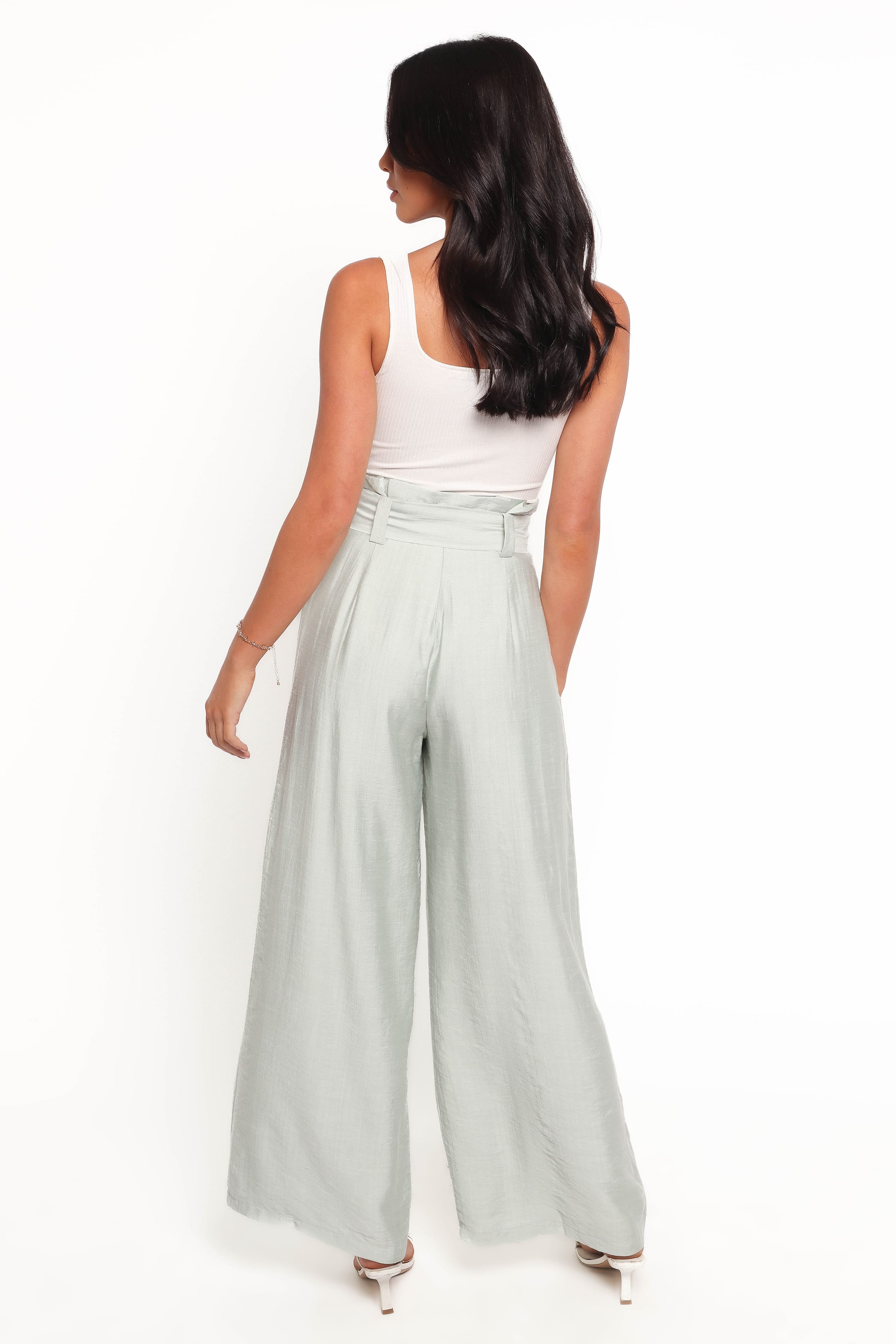 BOTTOMS Kieran Silky Pants - Sage
