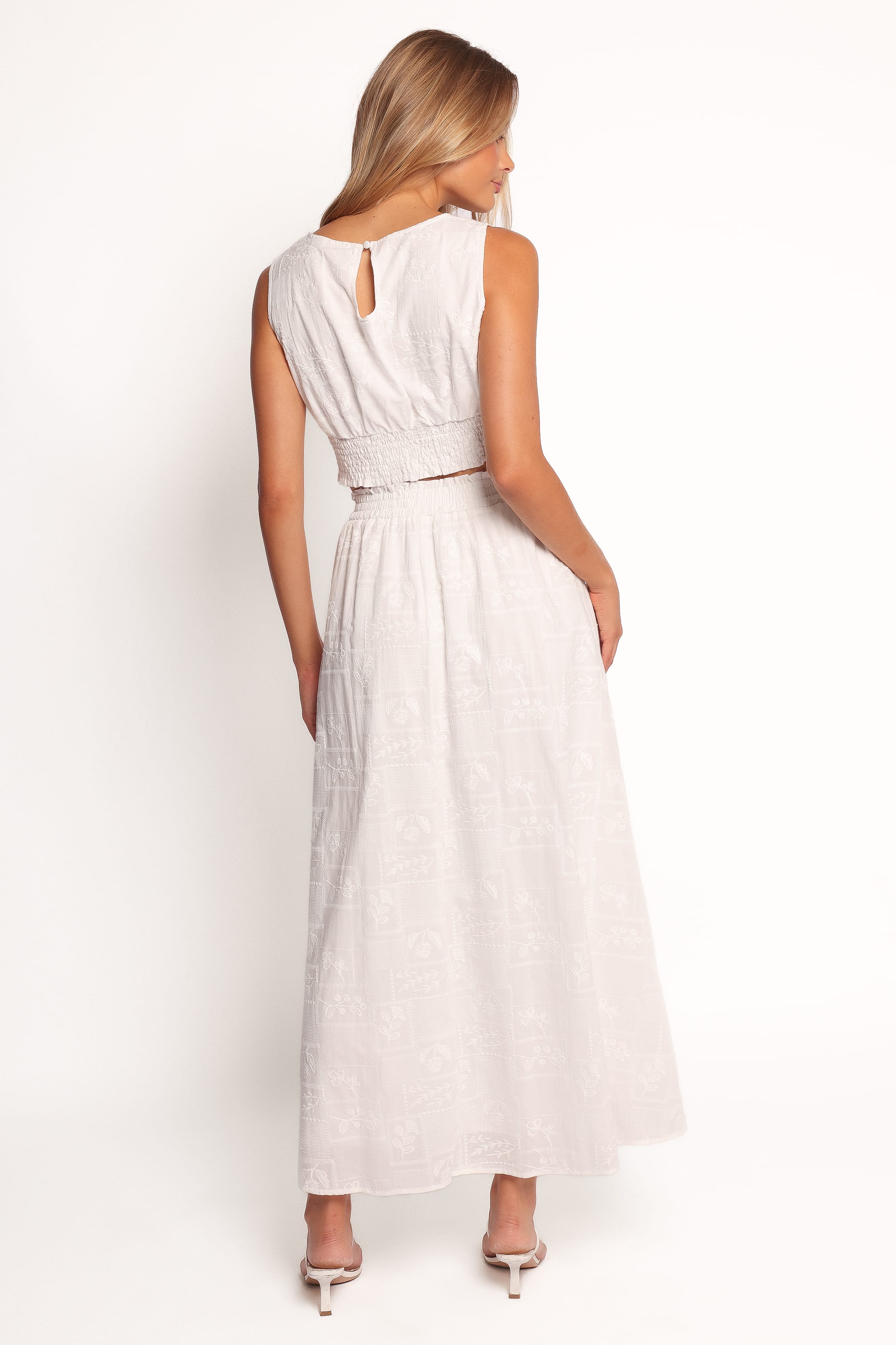 BOTTOMS Kimora Maxi Skirt - White