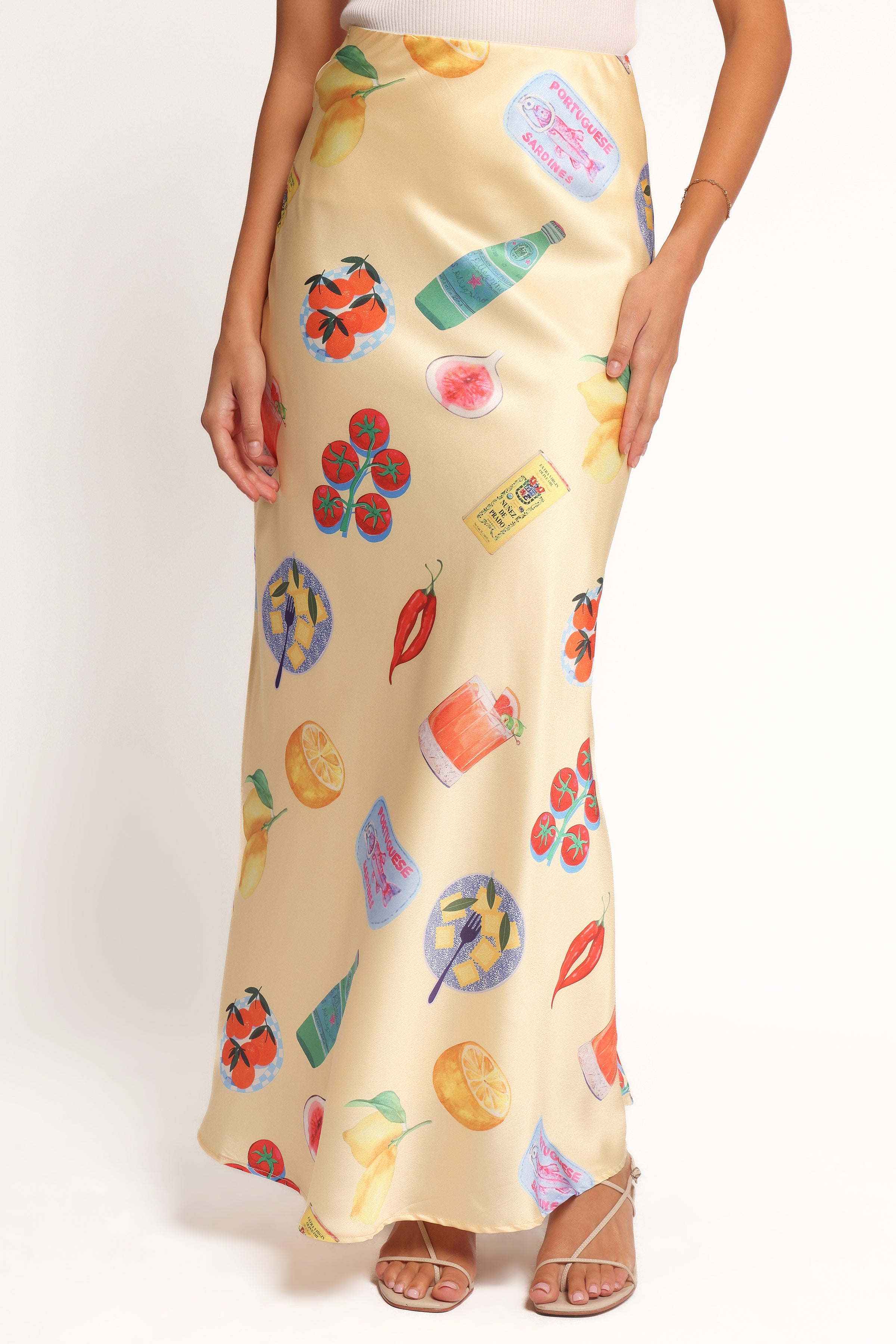 BOTTOMS Kinsey Maxi Skirt - Yellow