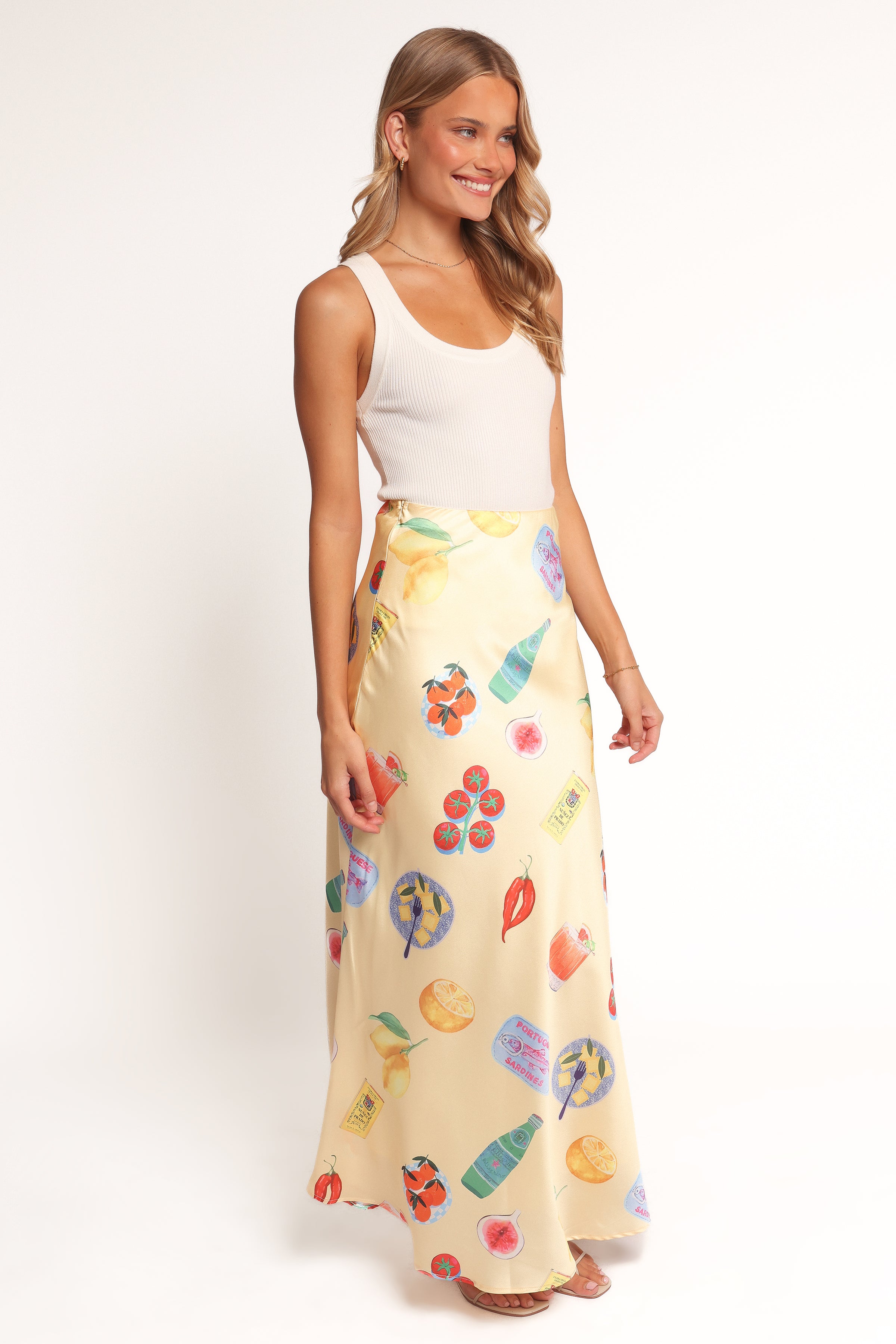 BOTTOMS Kinsey Maxi Skirt - Yellow