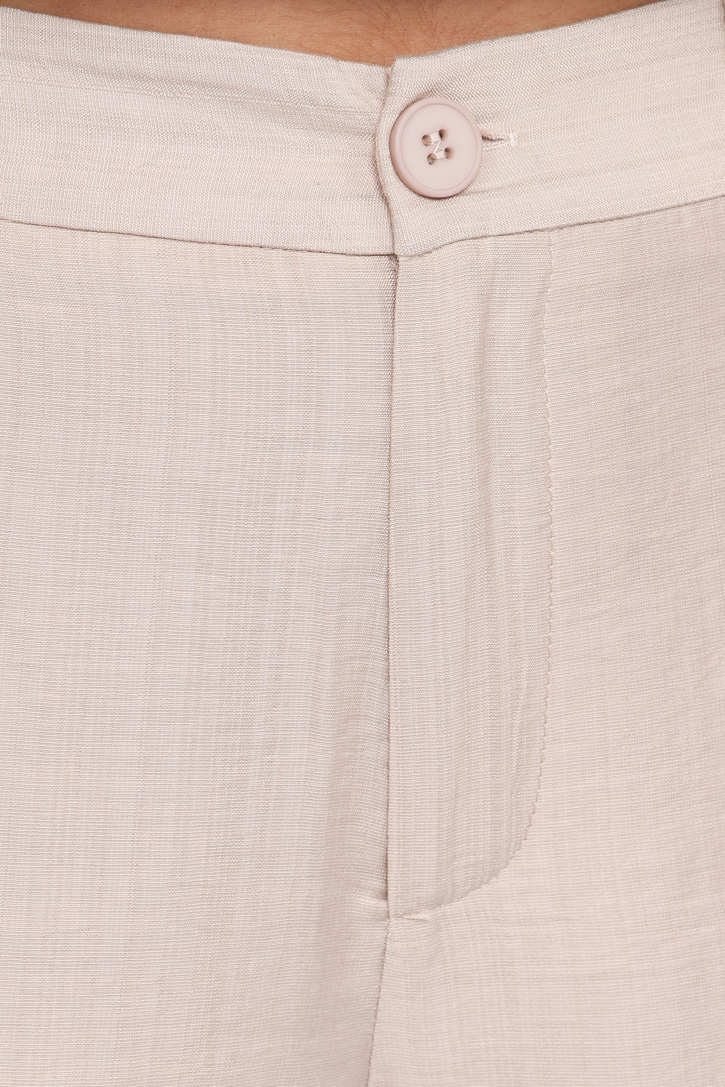BOTTOMS Lauren Wide Leg Pant - Beige