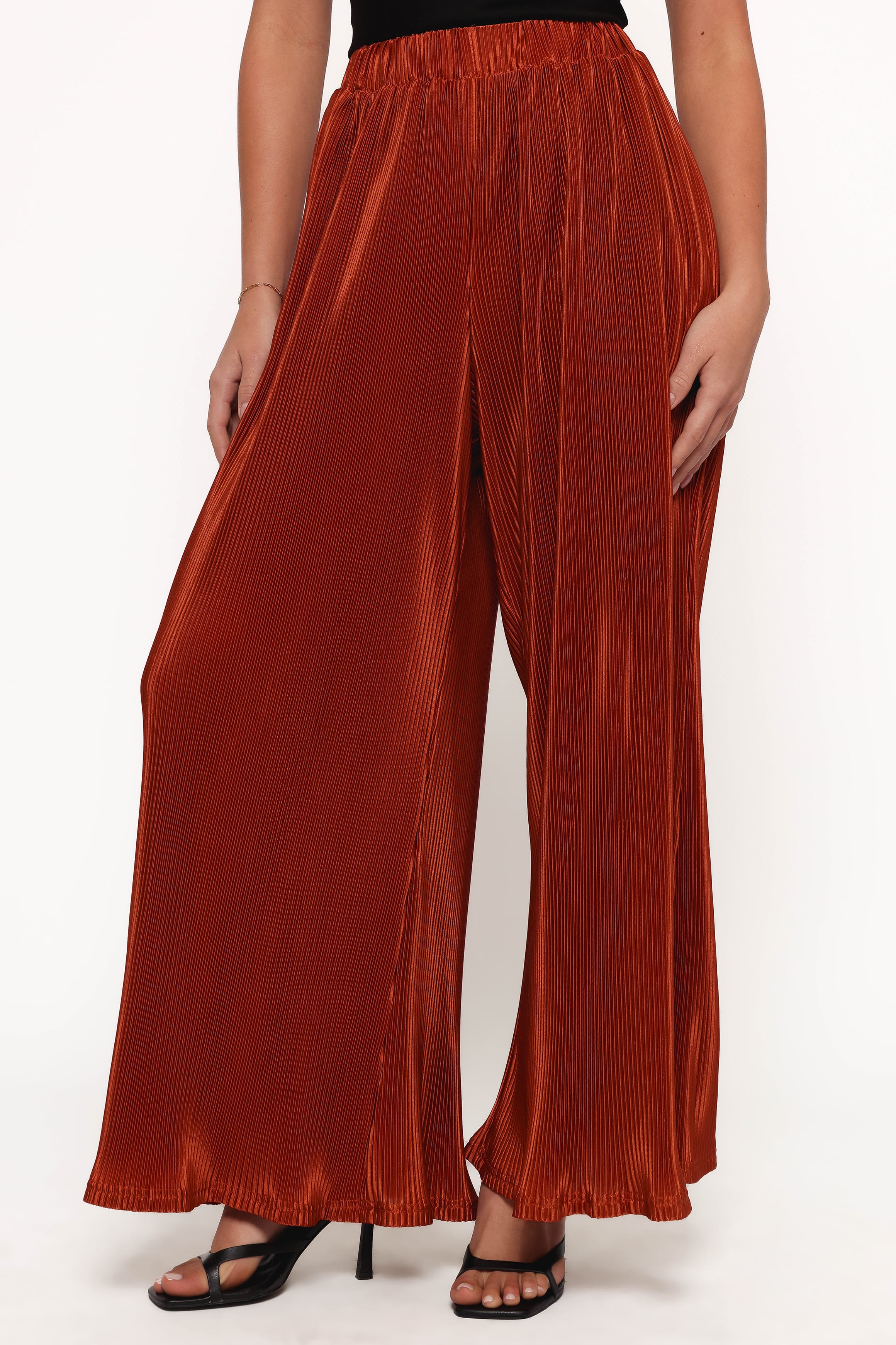 BOTTOMS Leria Wide Pant - Burnt Orange