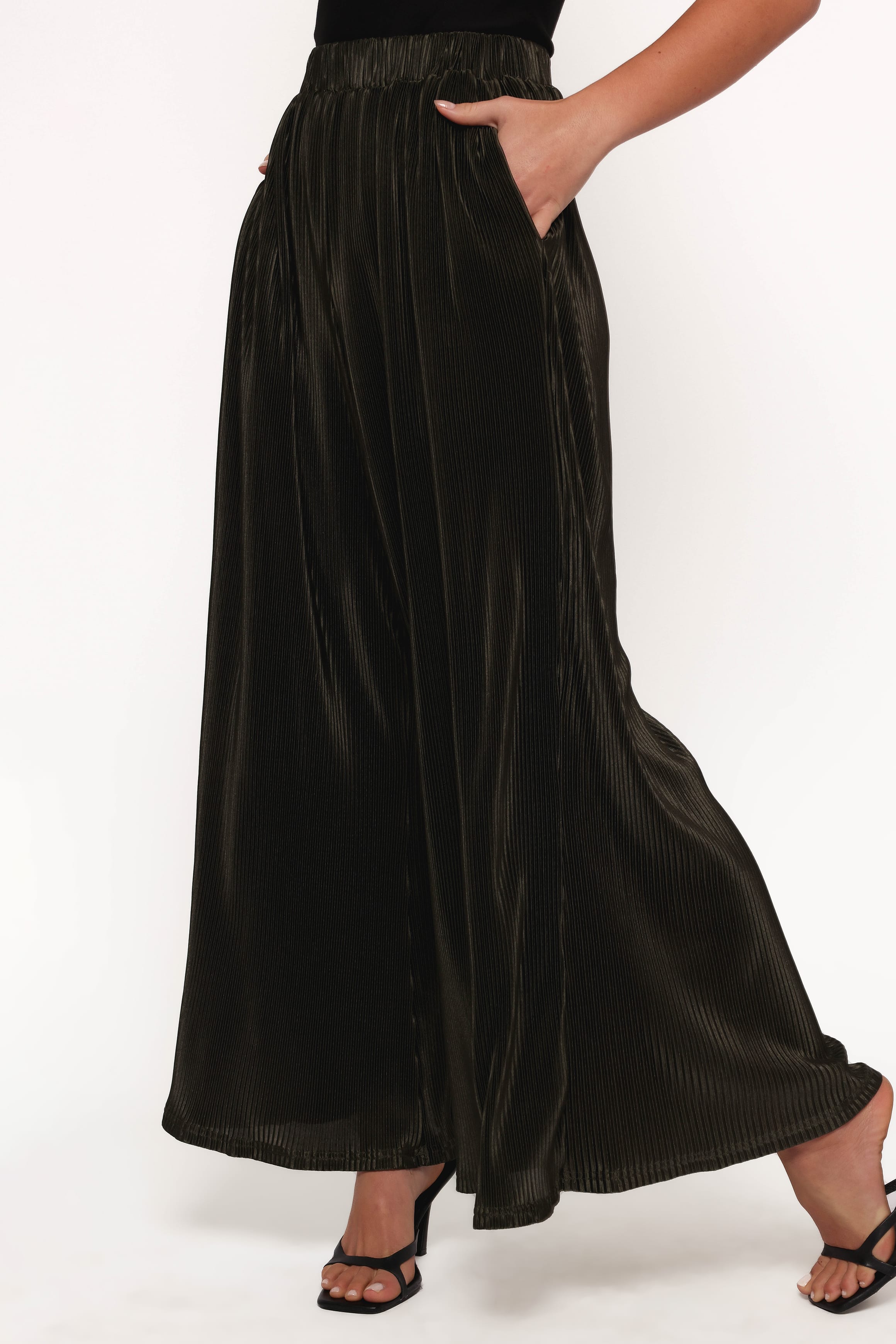 BOTTOMS Leria Wide Pant - Olive