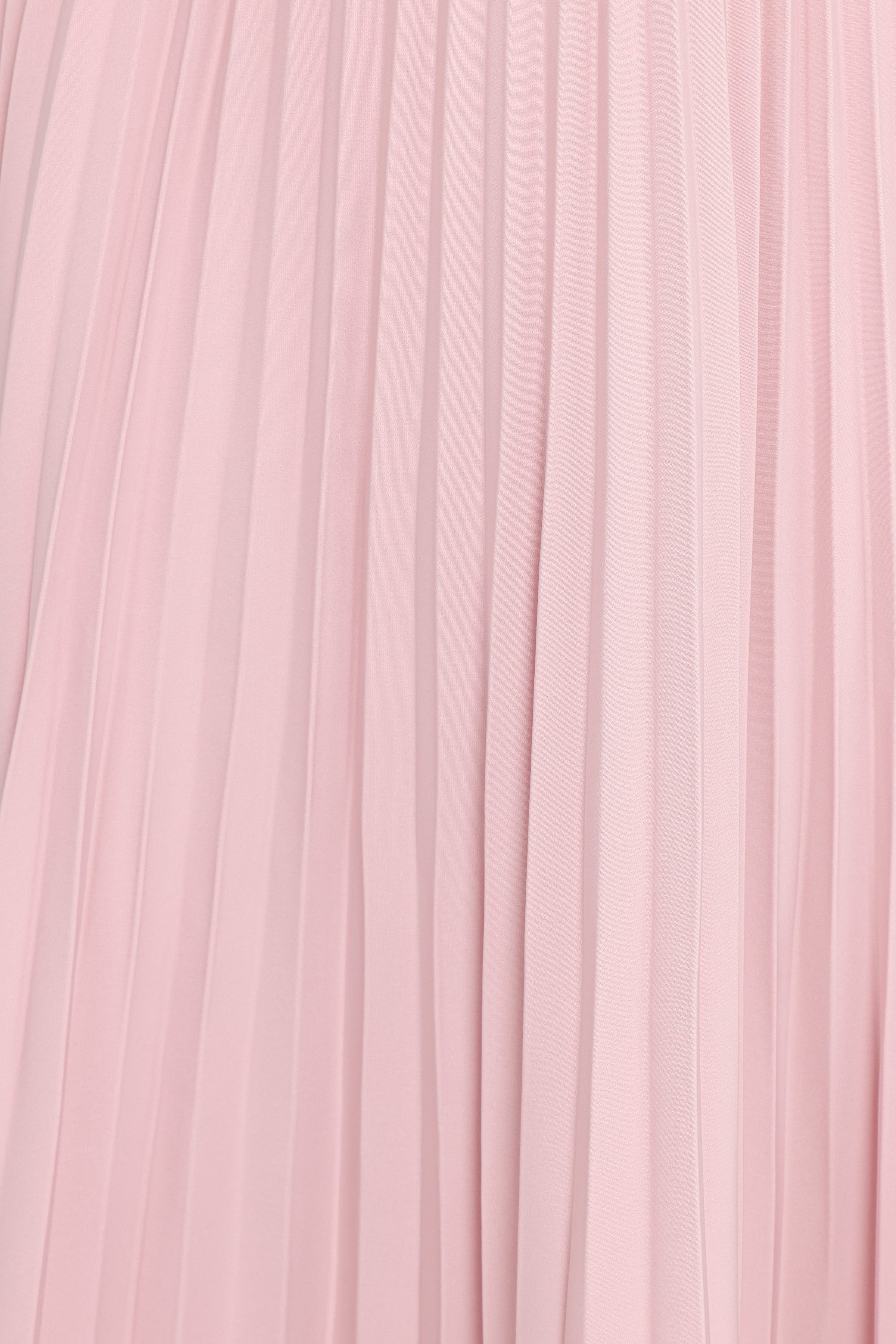 BOTTOMS Liliana Pleated Midi Skirt - Pink
